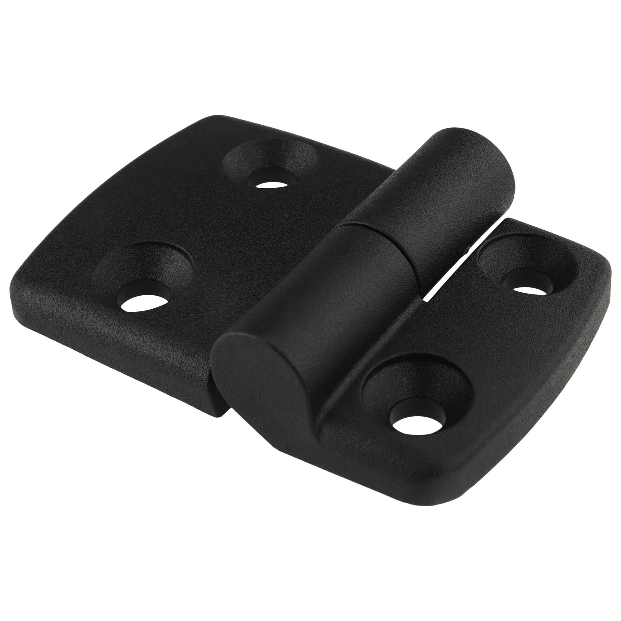 Scharnier, Kunststoff-Kombischarnier, 69,5x48x16, Kunststoff PA glasfaserverstärkt, schwarz