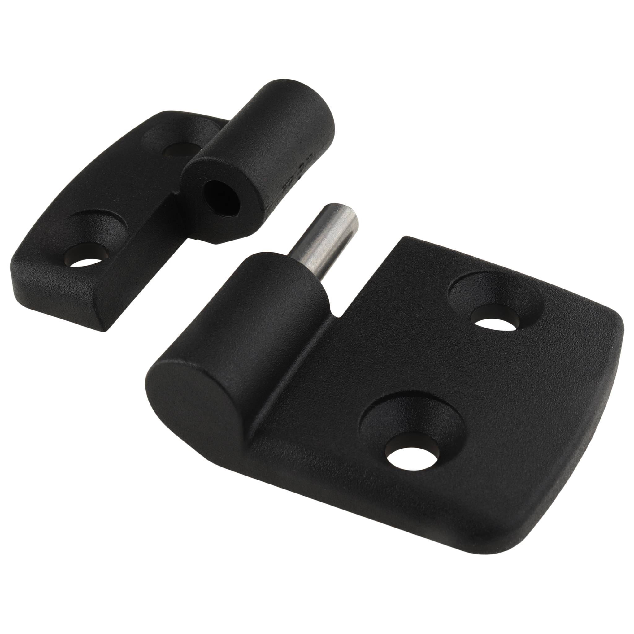 Scharnier, Kunststoff-Kombischarnier, 69,5x48x16, Kunststoff PA glasfaserverstärkt, schwarz