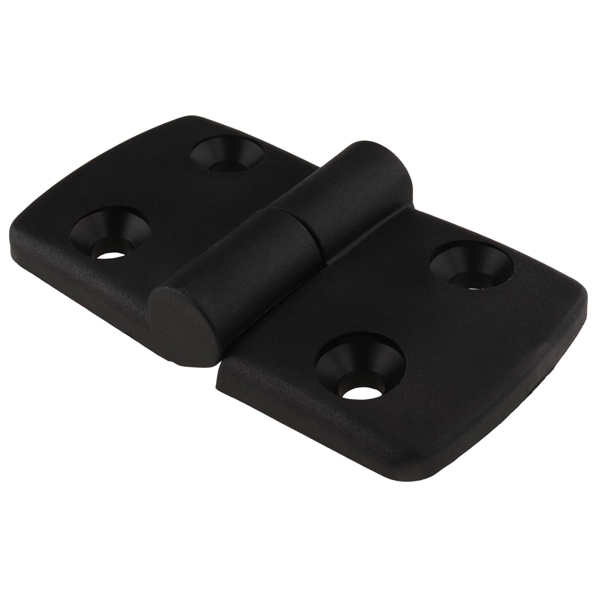 Scharnier, Kunststoff-Kombischarnier, 87x48x16, Kunststoff PA glasfaserverstärkt, schwarz