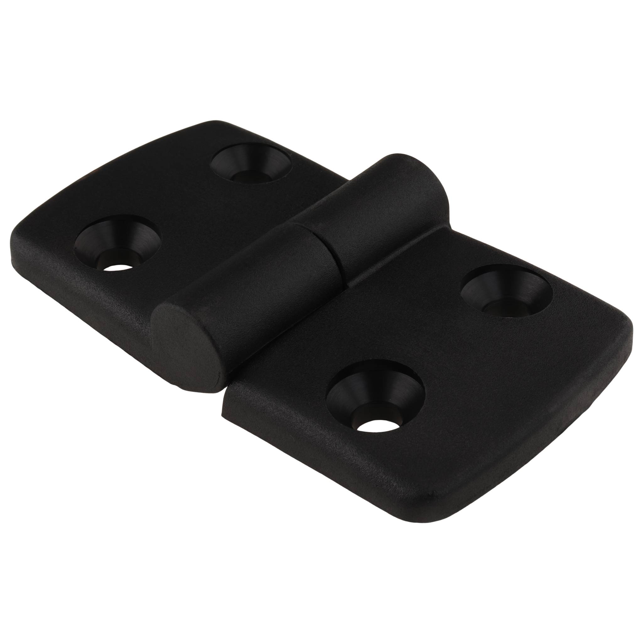 Scharnier, Kunststoff-Kombischarnier, 87x48x16, Kunststoff PA glasfaserverstärkt, schwarz