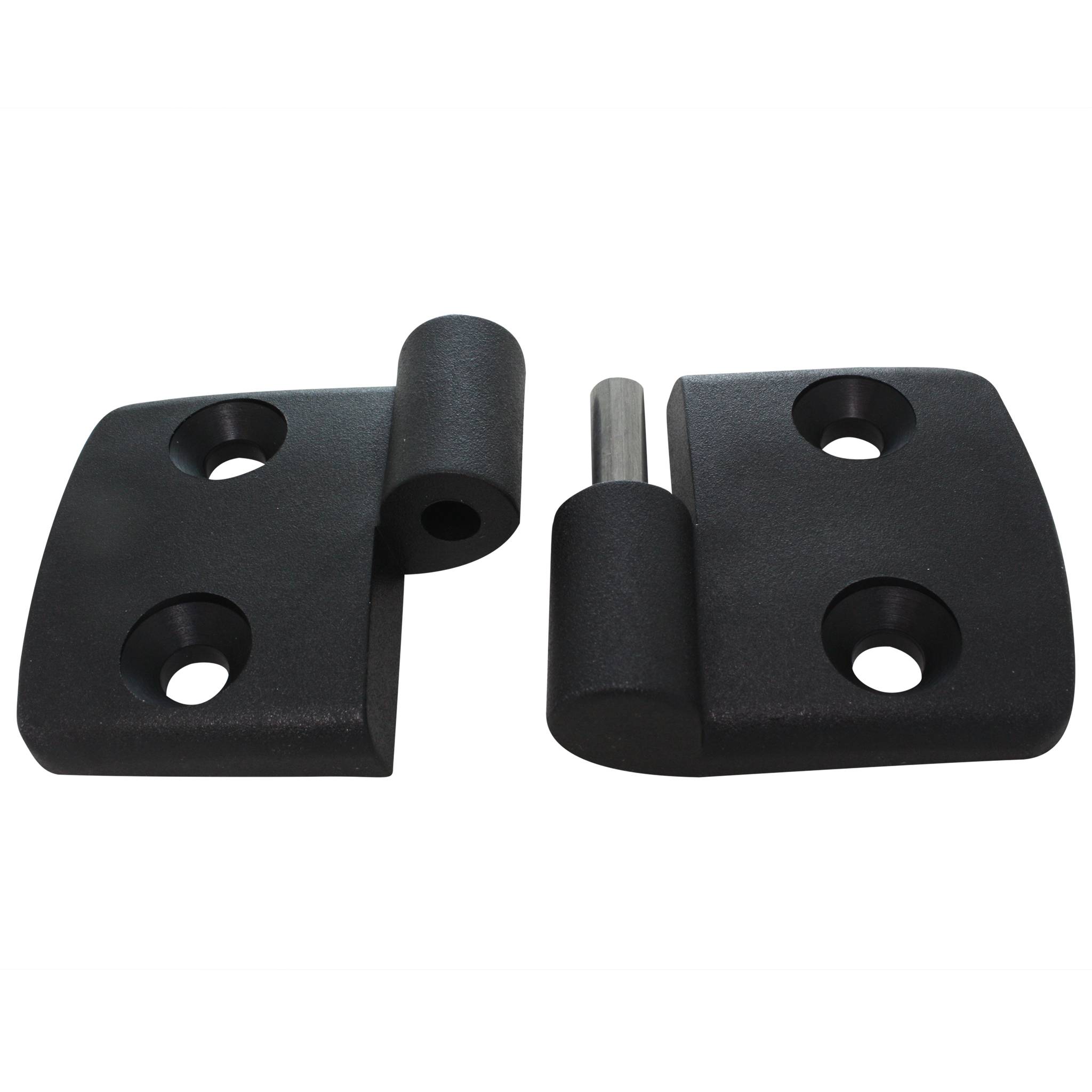 Scharnier, Kunststoff-Kombischarnier, 87x48x16, Kunststoff PA glasfaserverstärkt, schwarz