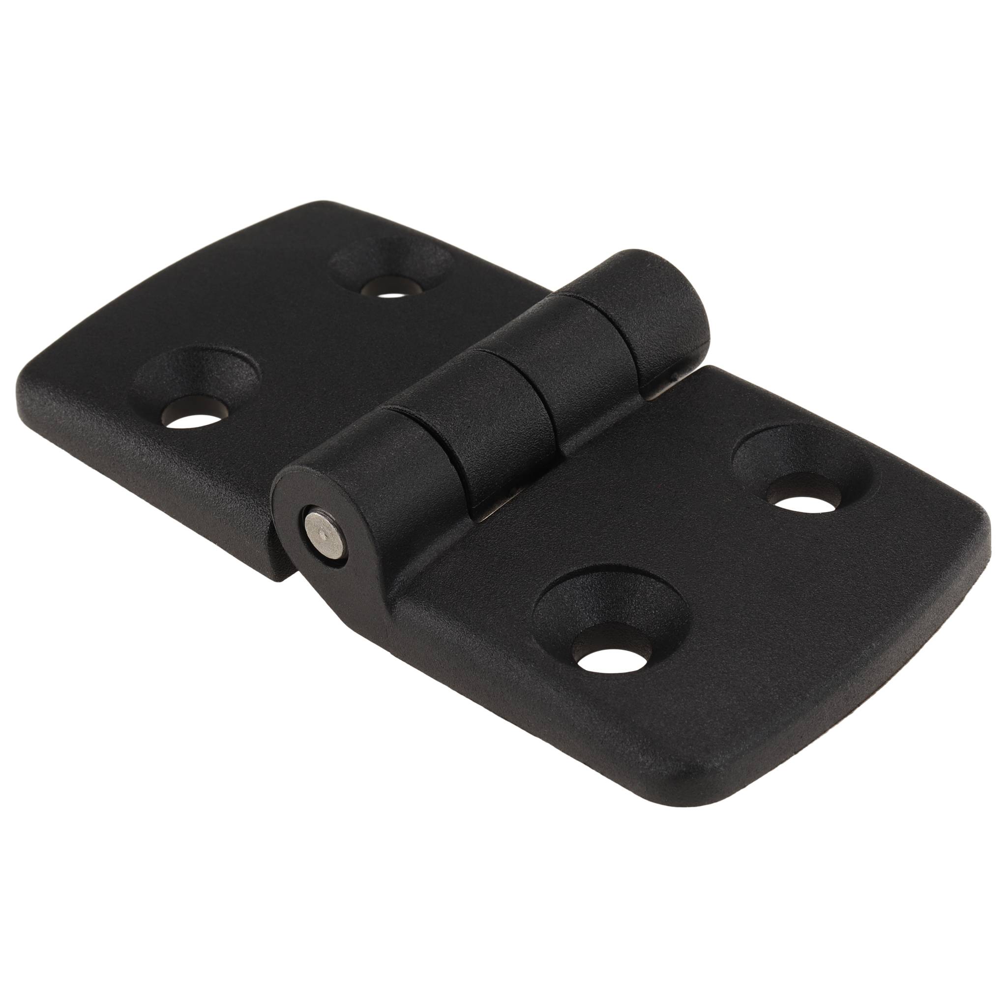 Scharnier, Kunststoff-Kombischarnier, 92x48x16, Kunststoff PA glasfaserverstärkt, schwarz