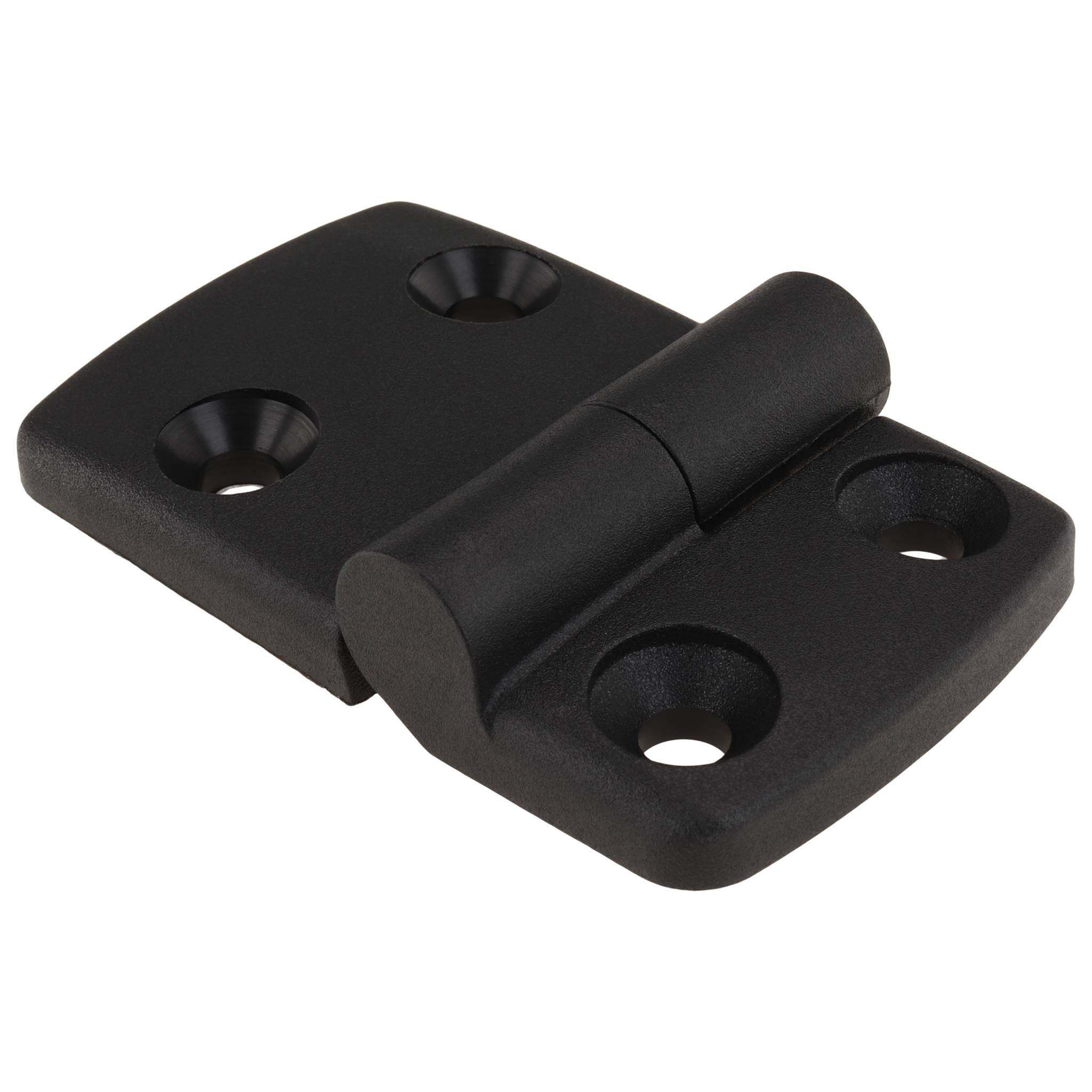 Scharnier, Kunststoff-Kombischarnier, 78x48x16, Kunststoff PA glasfaserverstärkt, schwarz