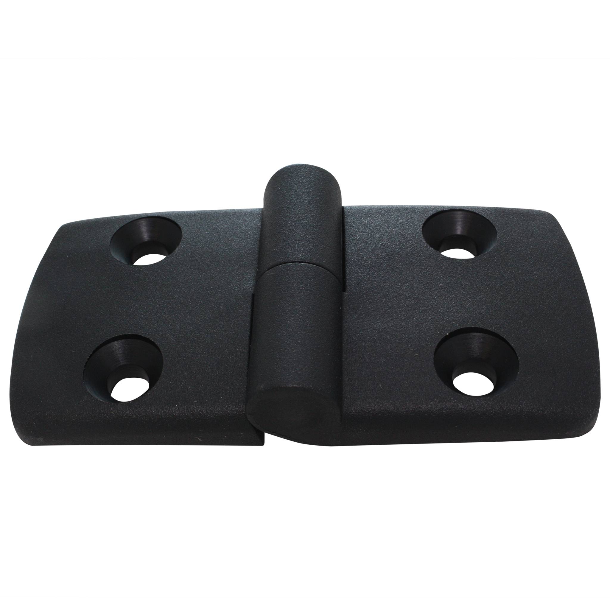 Scharnier, Kunststoff-Kombischarnier, 92x48x16, Kunststoff PA glasfaserverstärkt, schwarz