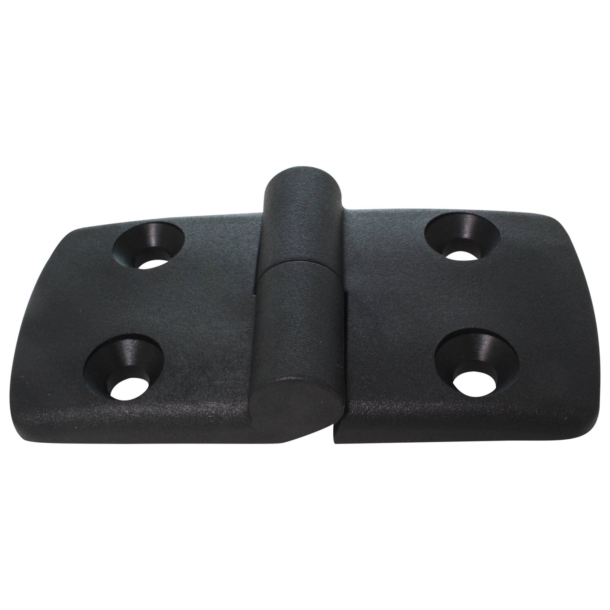 Scharnier, Kunststoff-Kombischarnier, 97x48x16, Kunststoff PA glasfaserverstärkt, schwarz