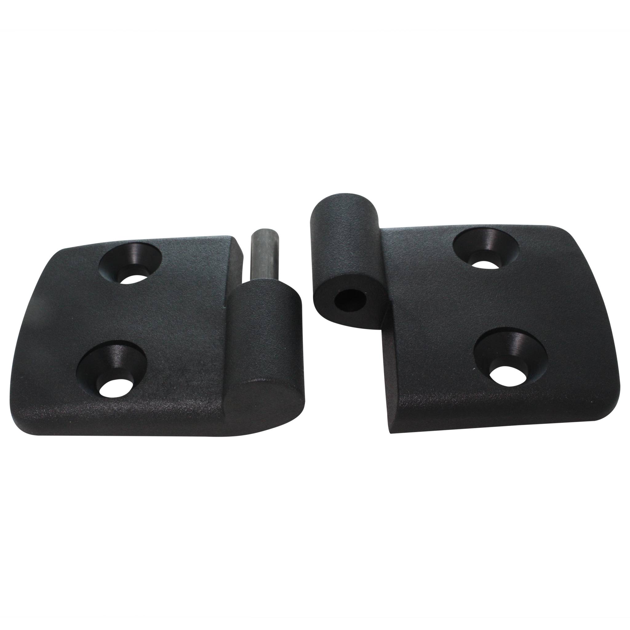 Scharnier, Kunststoff-Kombischarnier, 97x48x16, Kunststoff PA glasfaserverstärkt, schwarz