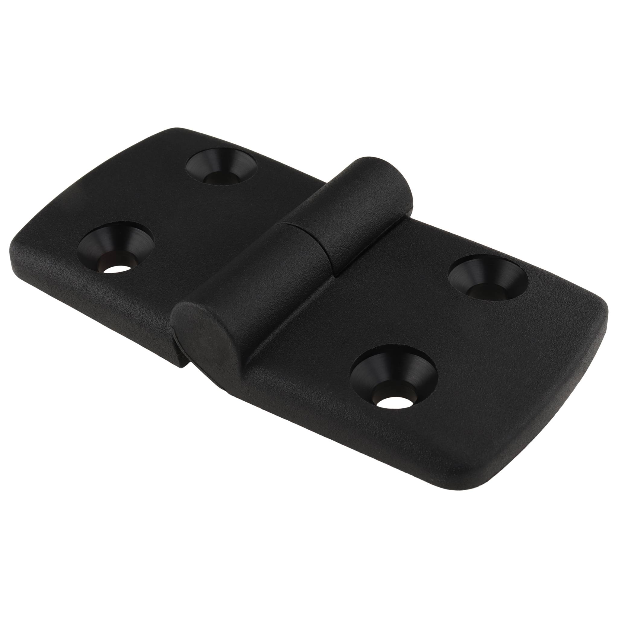 Scharnier, Kunststoff-Kombischarnier, 97x48x16, Kunststoff PA glasfaserverstärkt, schwarz