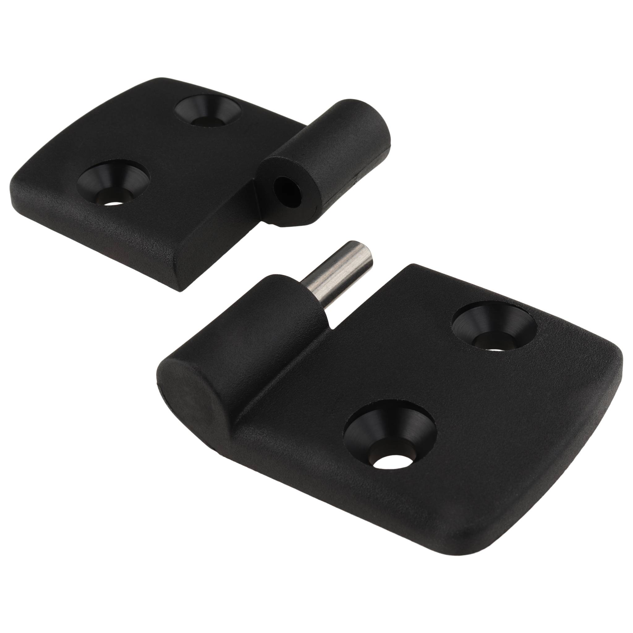 Scharnier, Kunststoff-Kombischarnier, 97x48x16, Kunststoff PA glasfaserverstärkt, schwarz