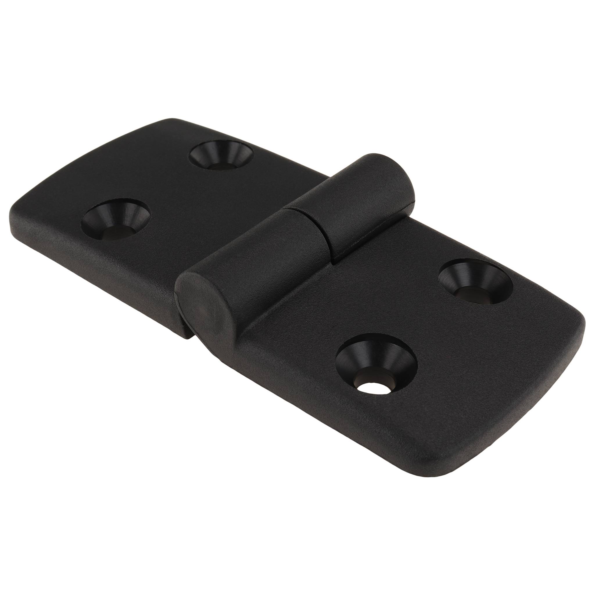 Scharnier, Kunststoff-Kombischarnier, 106x48x16, Kunststoff PA glasfaserverstärkt, schwarz