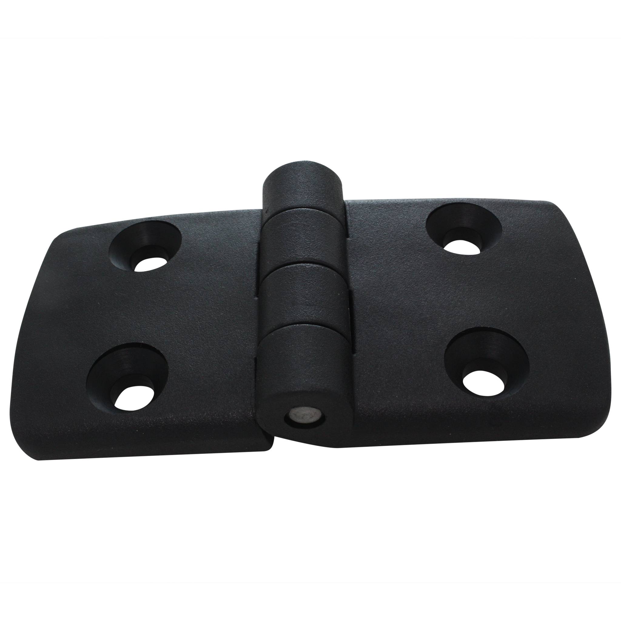 Scharnier, Kunststoff-Kombischarnier, 97x48x16, Kunststoff PA glasfaserverstärkt, schwarz