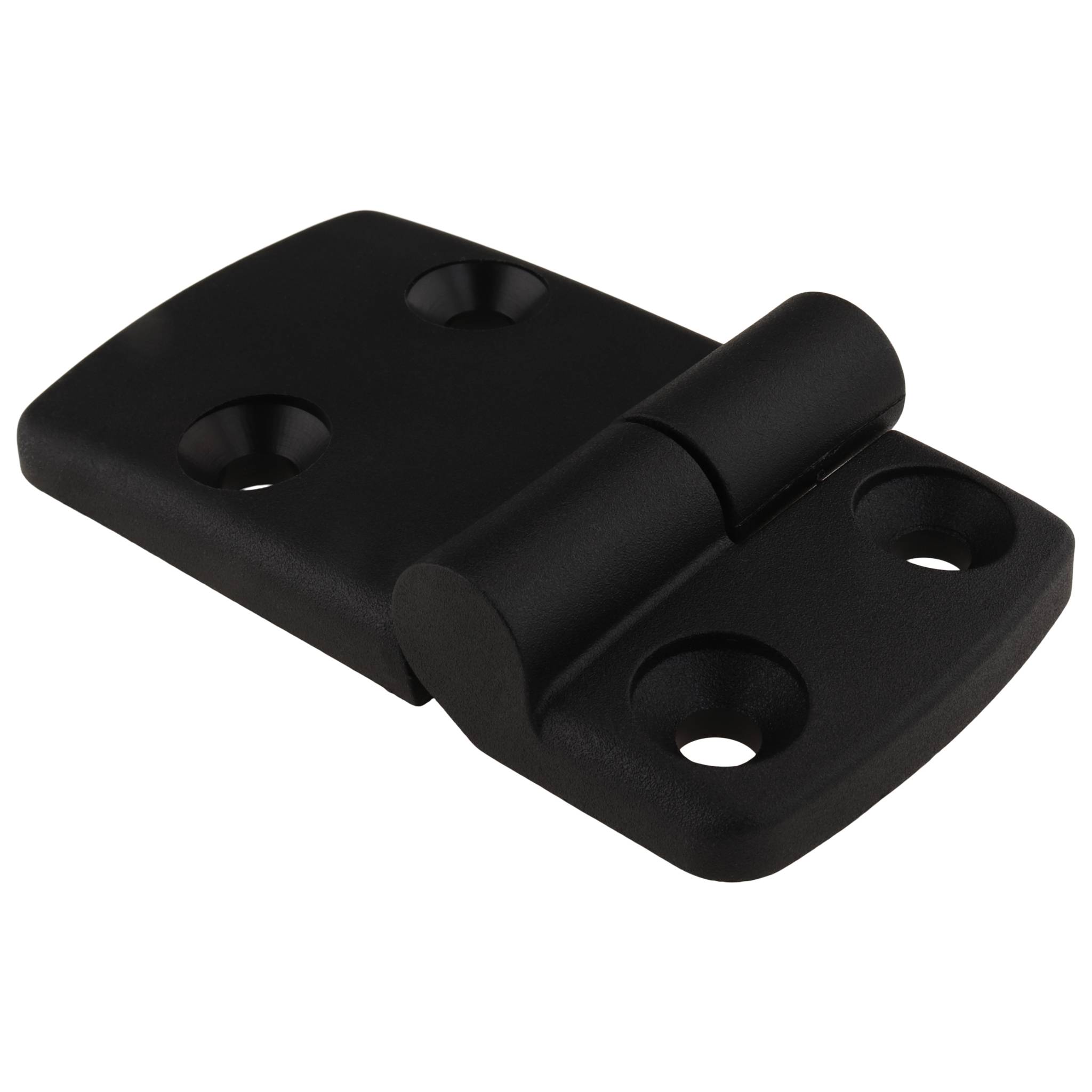 Scharnier, Kunststoff-Kombischarnier, 87x48x16, Kunststoff PA glasfaserverstärkt, schwarz