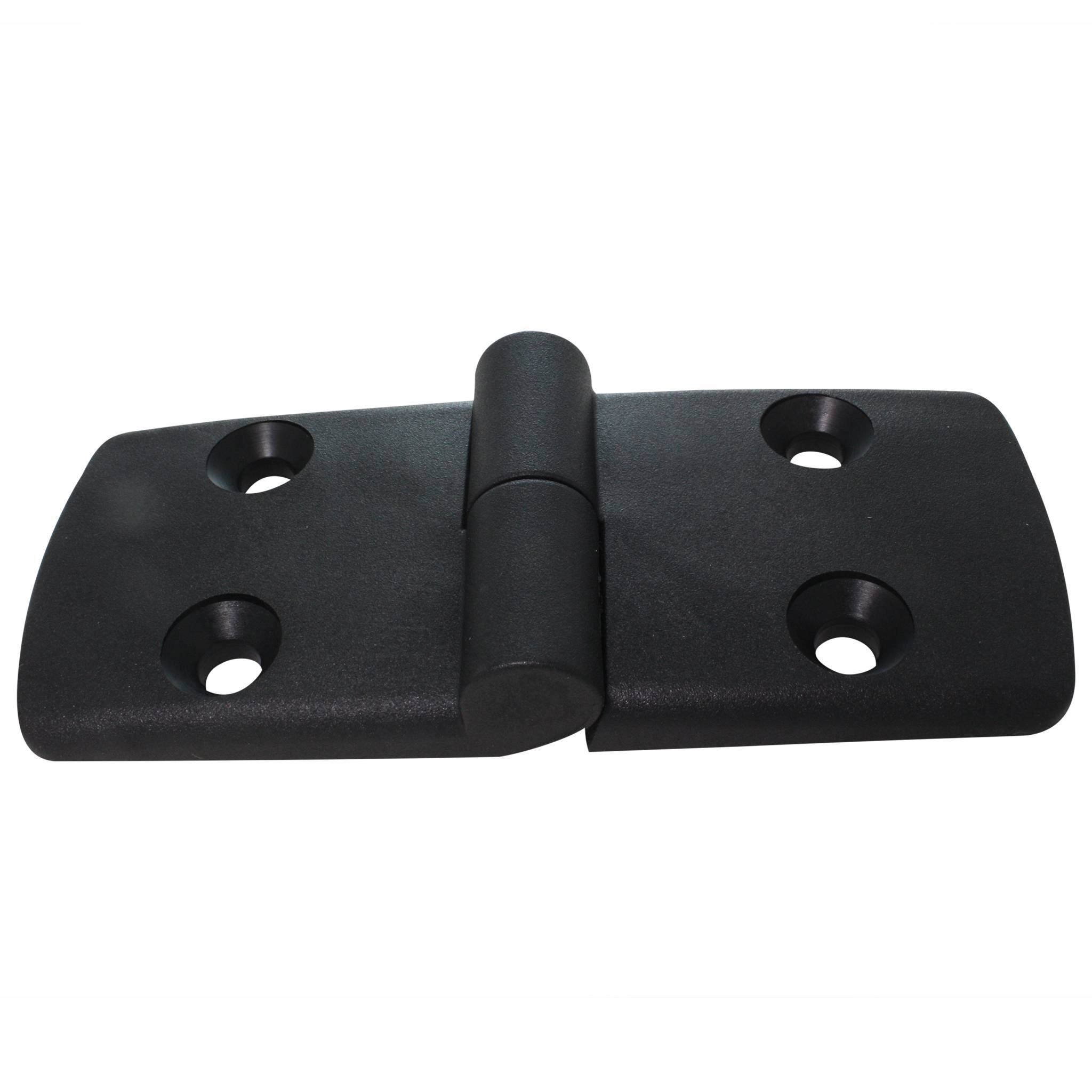 Scharnier, Kunststoff-Kombischarnier, 115x48x16, Kunststoff PA glasfaserverstärkt, schwarz