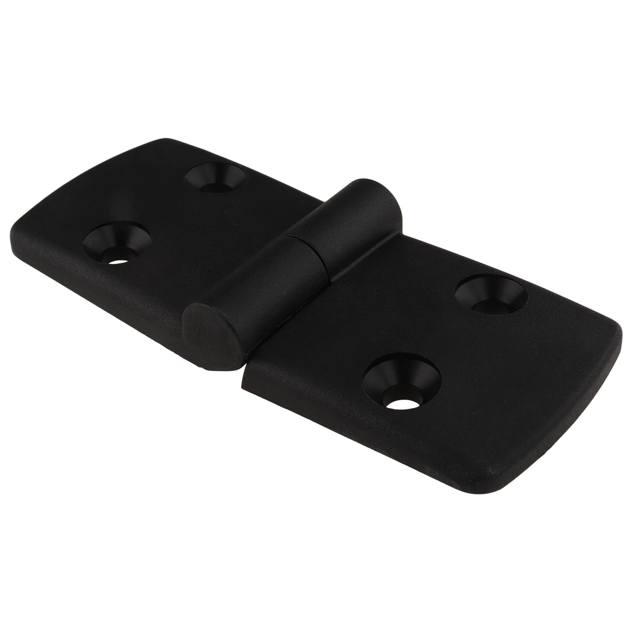 Scharnier, Kunststoff-Kombischarnier, 115x48x16, Kunststoff PA glasfaserverstärkt, schwarz