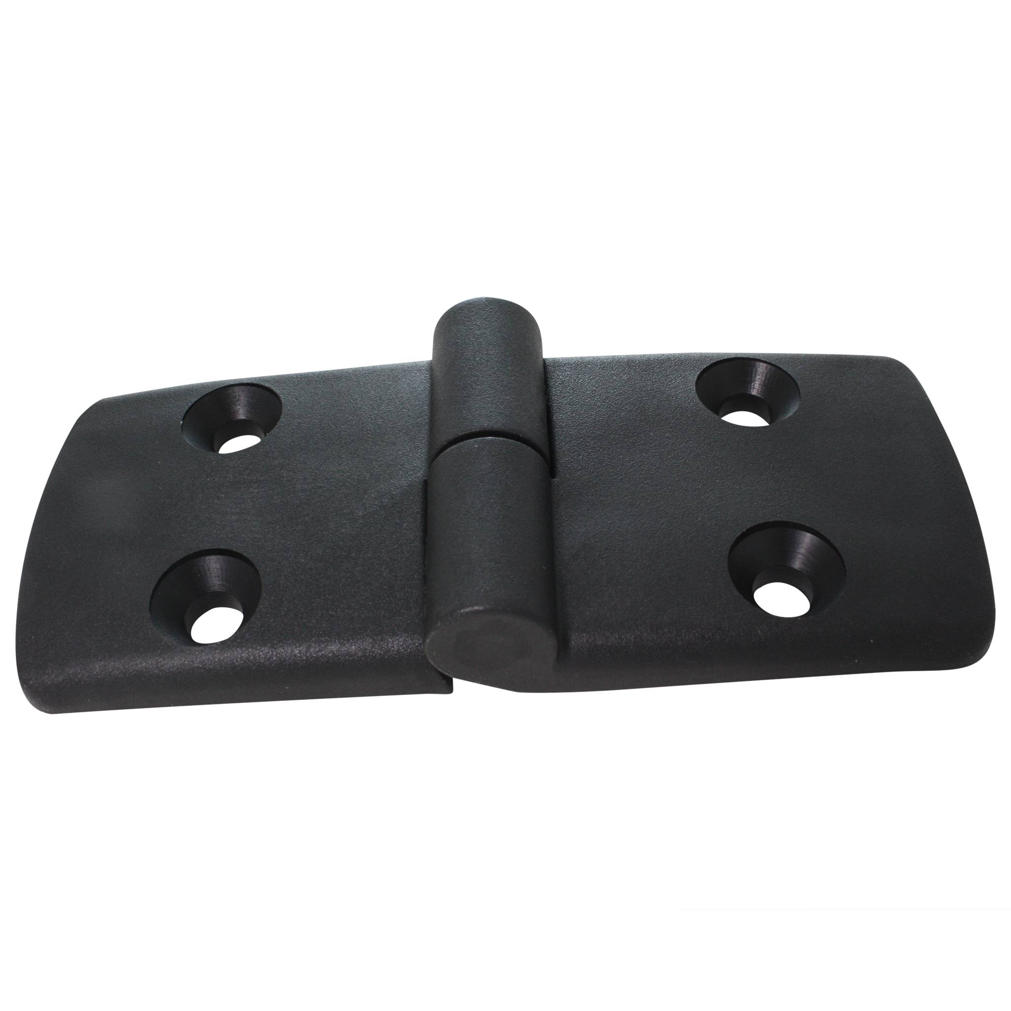 Scharnier, Kunststoff-Kombischarnier, 115x48x16, Kunststoff PA glasfaserverstärkt, schwarz