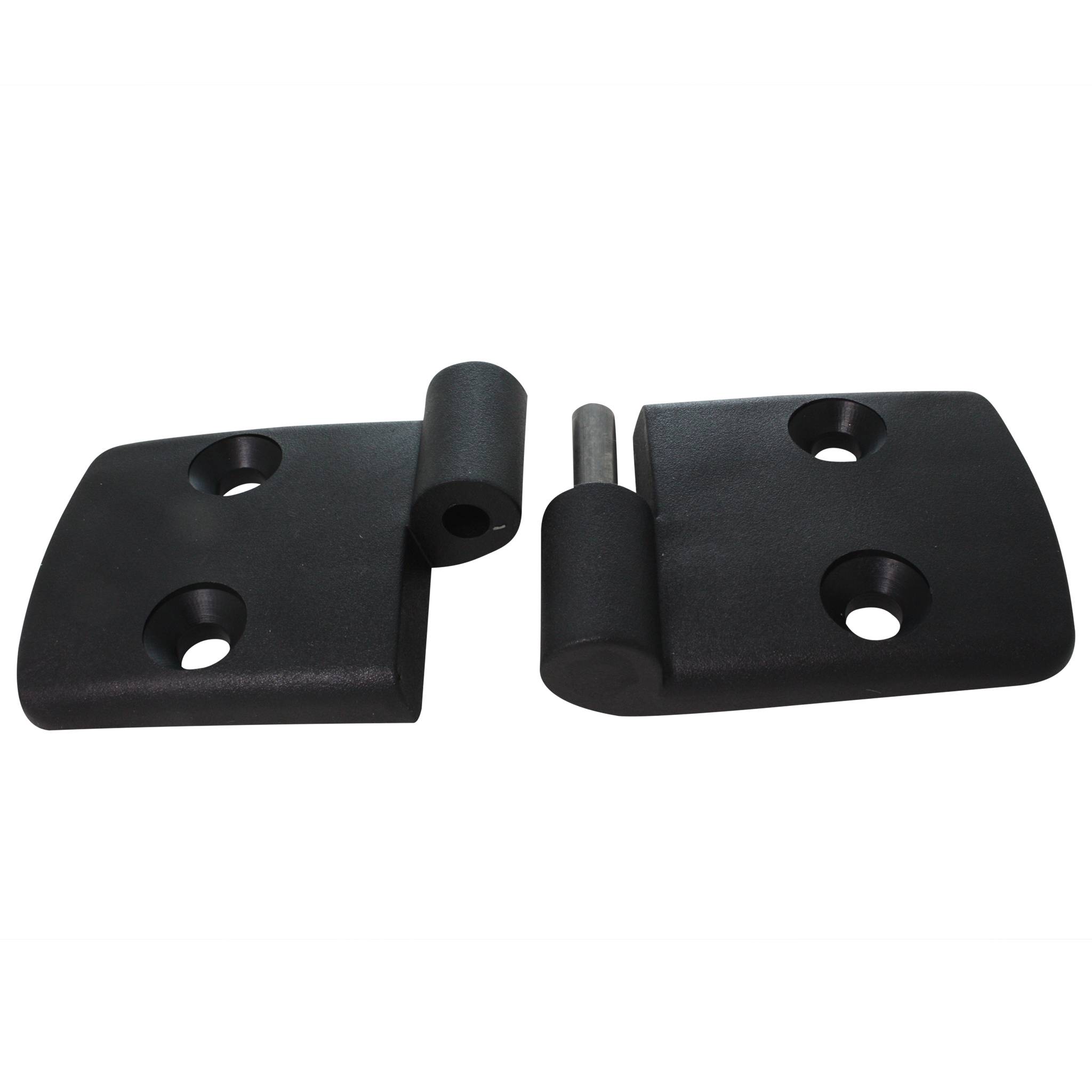 Scharnier, Kunststoff-Kombischarnier, 115x48x16, Kunststoff PA glasfaserverstärkt, schwarz