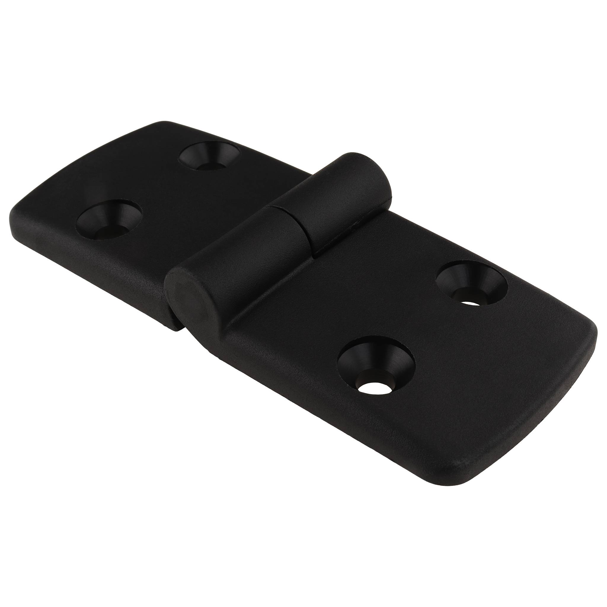 Scharnier, Kunststoff-Kombischarnier, 115x48x16, Kunststoff PA glasfaserverstärkt, schwarz