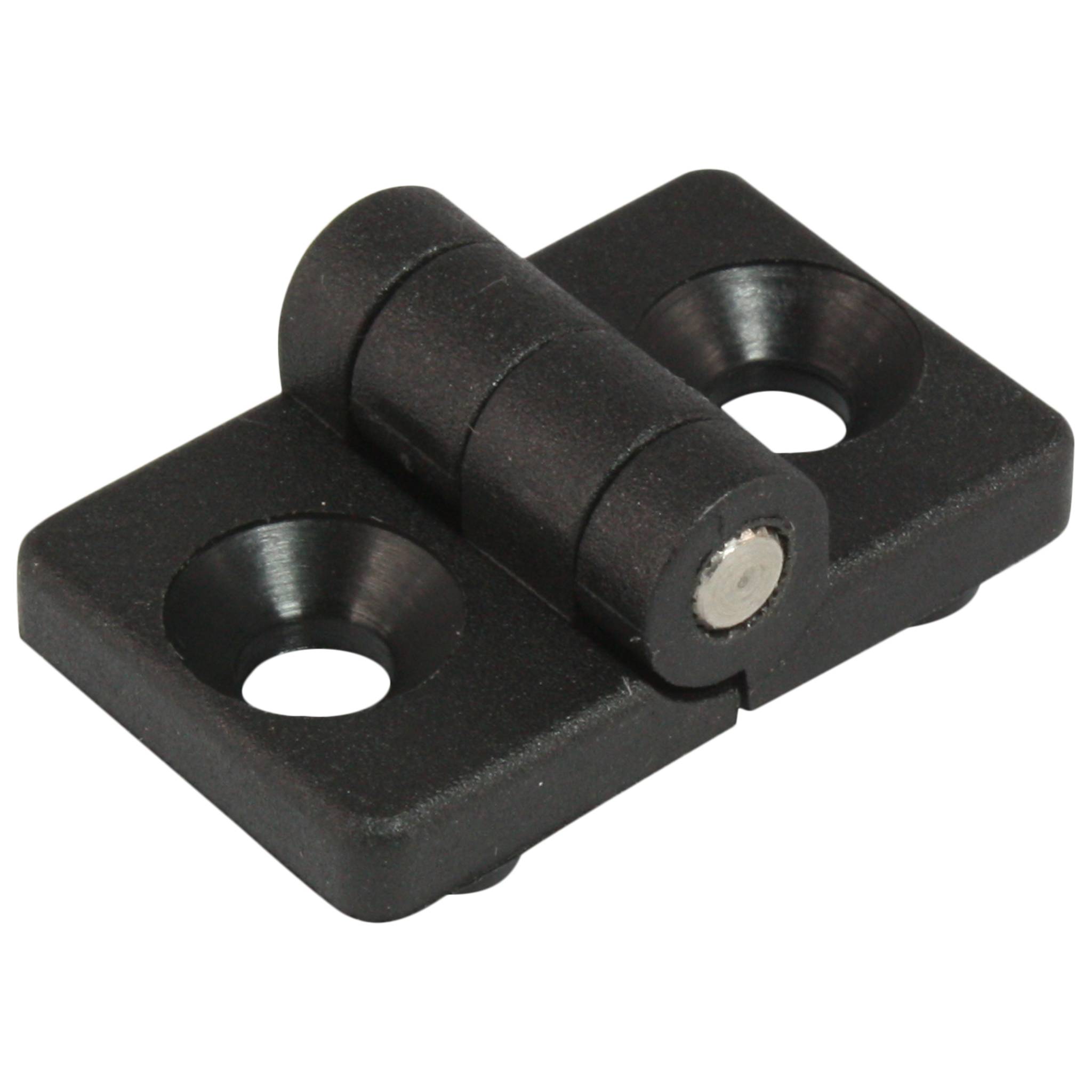 Scharnier, Minischarnier, 32x20x10, Kunststoff PA glasfaserverstärkt, schwarz