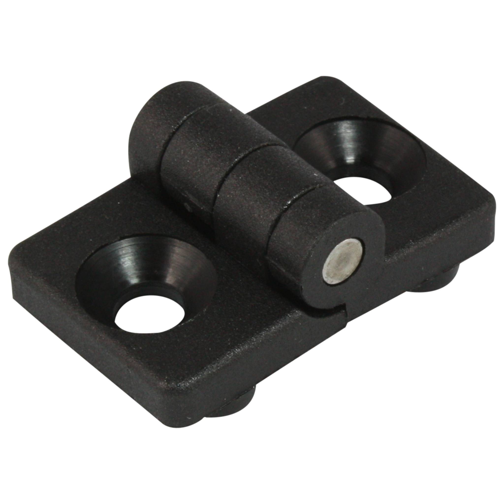 Scharnier, Minischarnier, 32x20x10, Kunststoff PA glasfaserverstärkt, schwarz