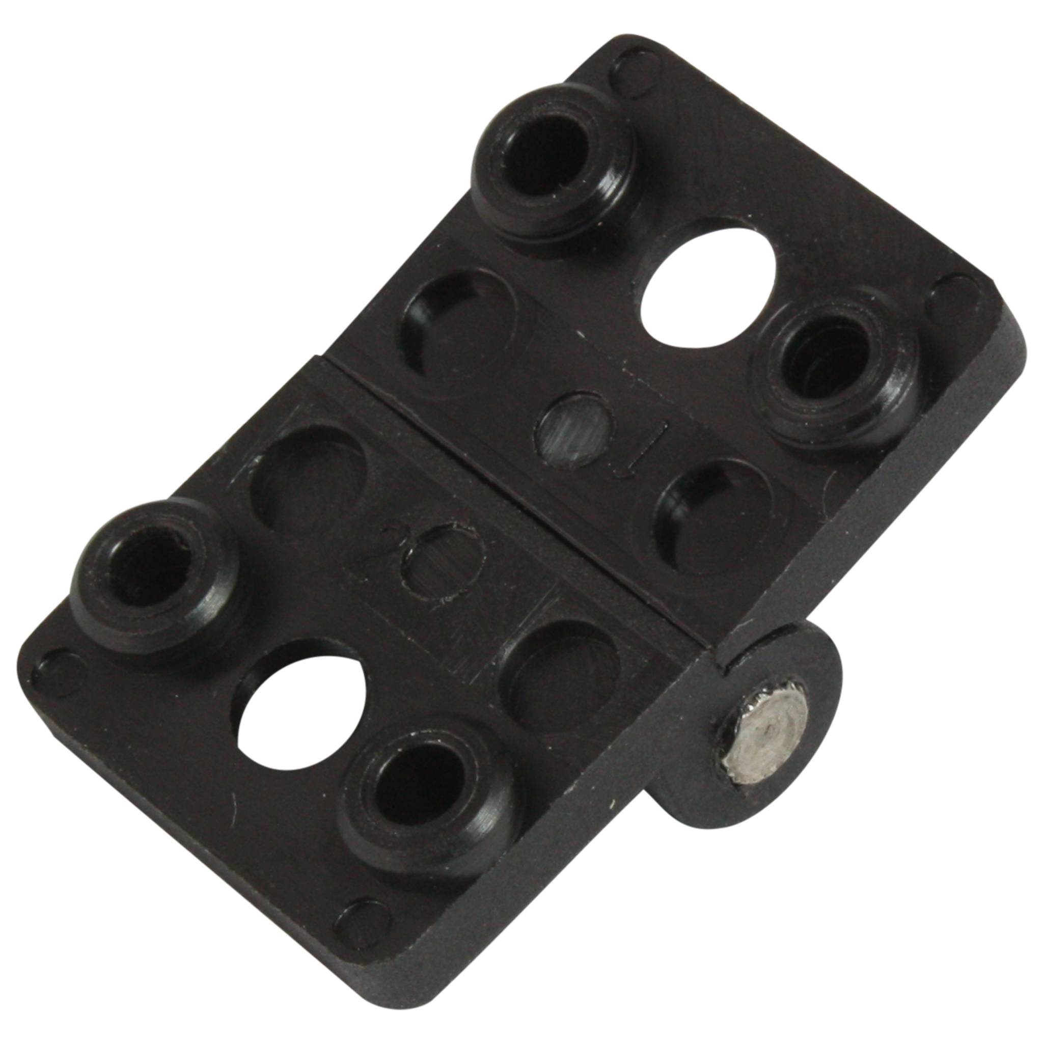 Scharnier, Minischarnier, 32x20x10, Kunststoff PA glasfaserverstärkt, schwarz