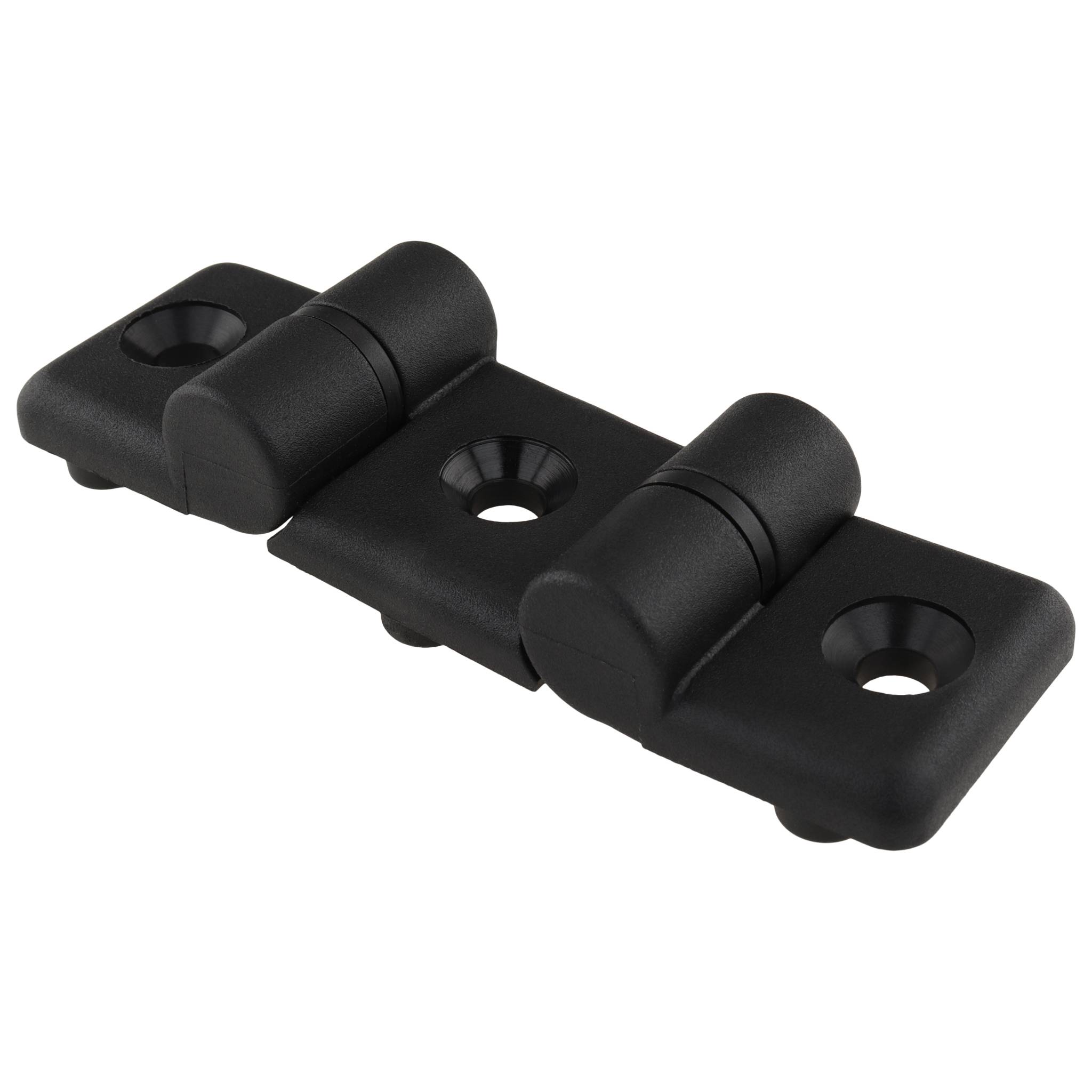Scharnier, 100,4x32x15, Kunststoff PA glasfaserverstärkt, schwarz