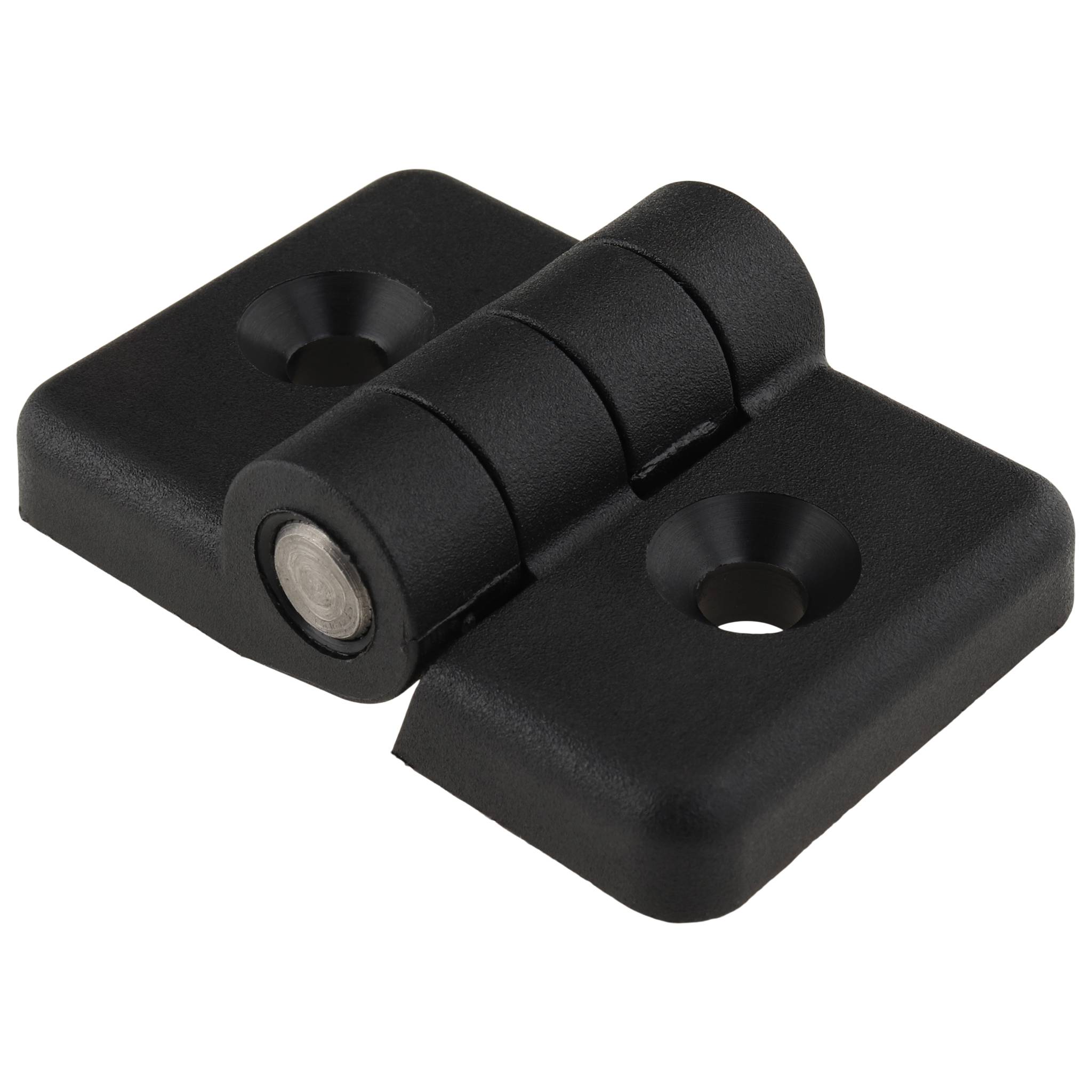 Scharnier, 60x40x17, Kunststoff PA glasfaserverstärkt, schwarz