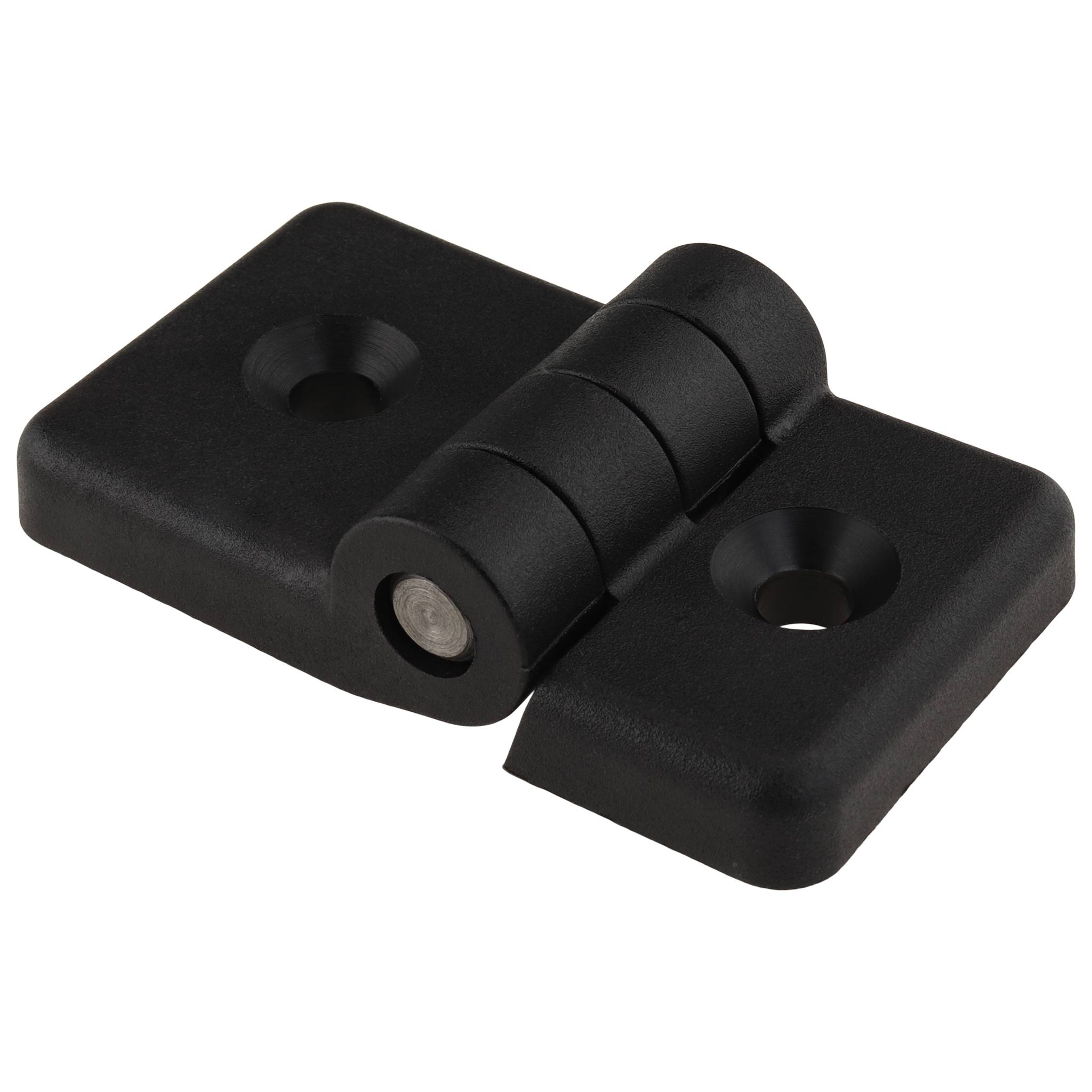 Scharnier, 69x40x17, Kunststoff PA glasfaserverstärkt, schwarz