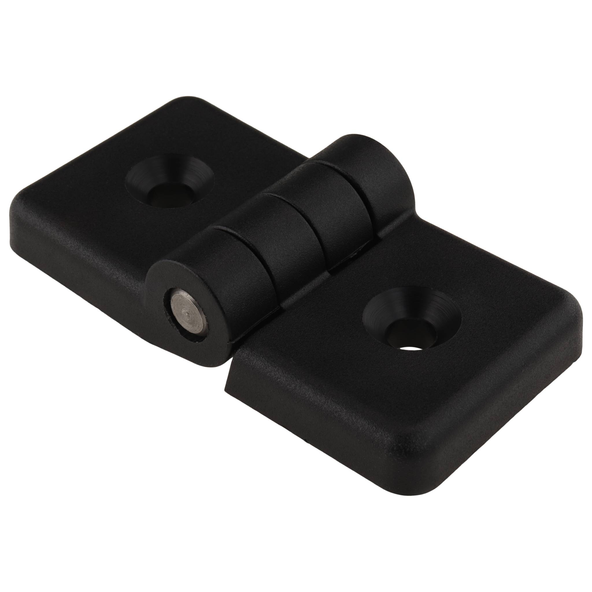 Scharnier, 78x40x17, Kunststoff PA glasfaserverstärkt, schwarz