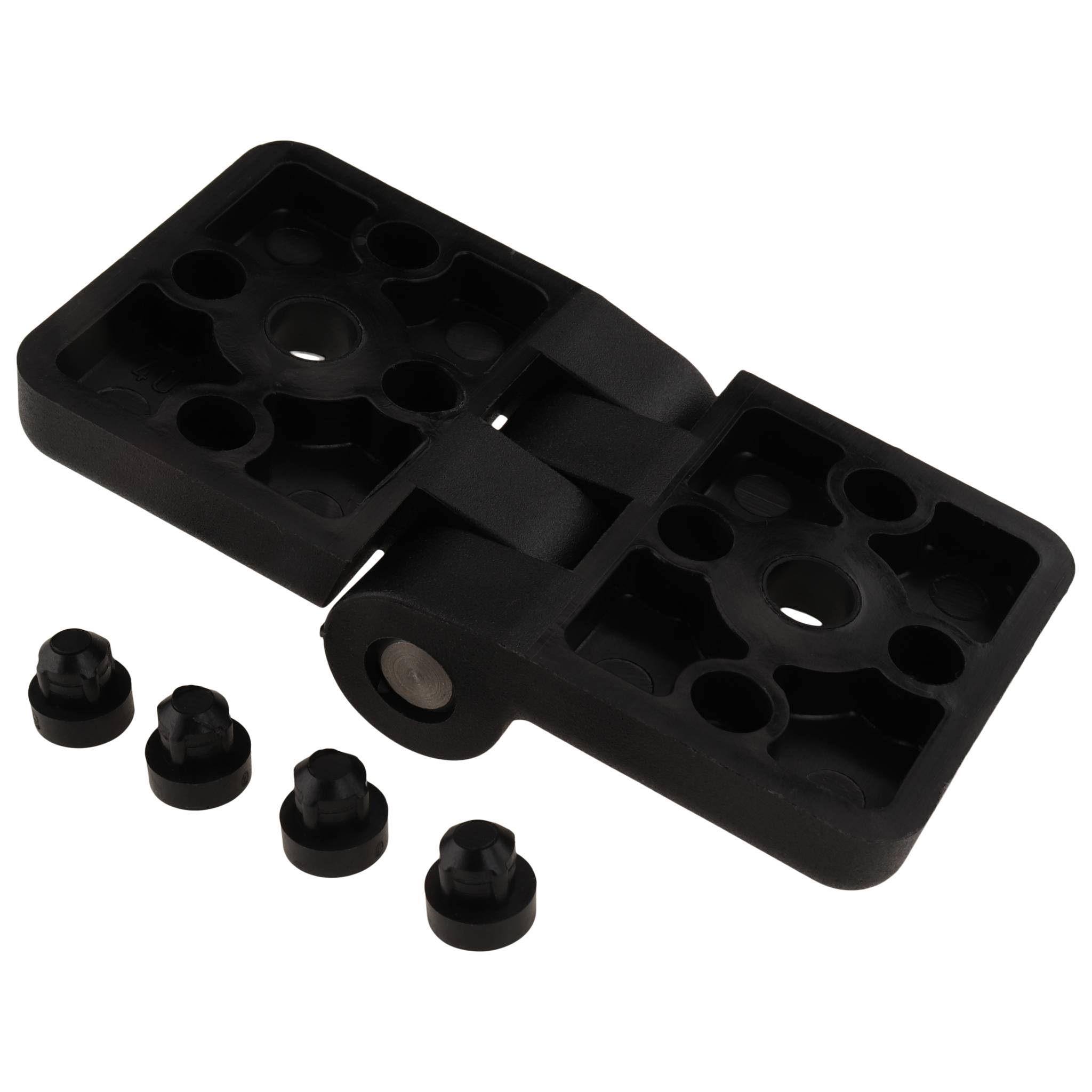 Scharnier, 78x40x20,5, Kunststoff PA glasfaserverstärkt, schwarz