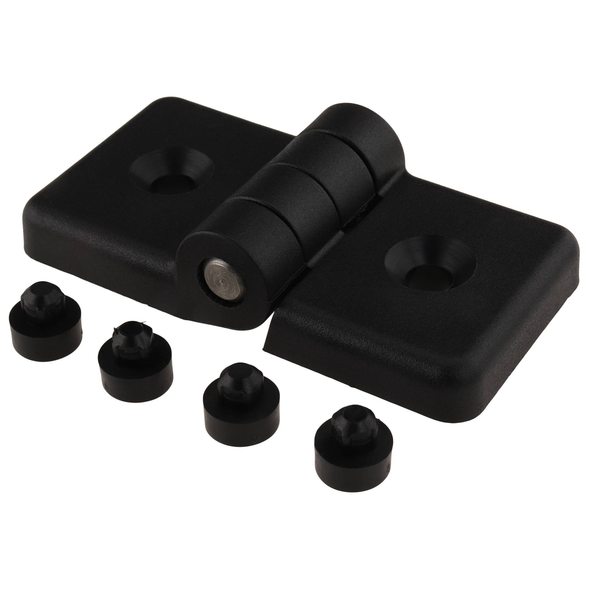 Scharnier, 78x40x22,3, Kunststoff PA glasfaserverstärkt, schwarz