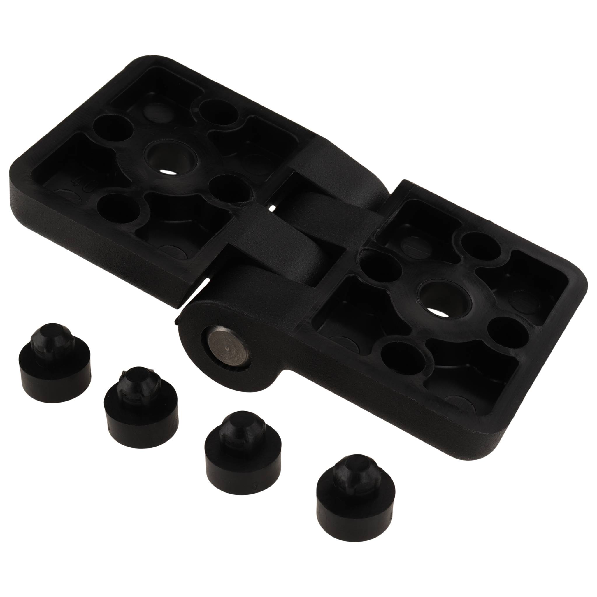 Scharnier, 78x40x22,3, Kunststoff PA glasfaserverstärkt, schwarz