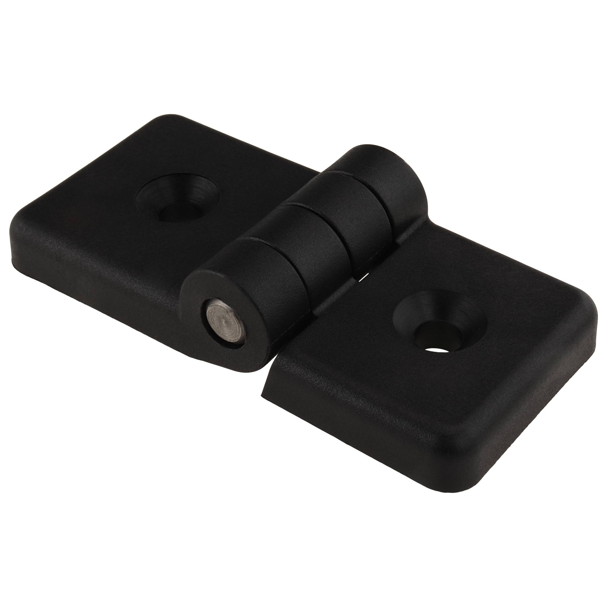 Scharnier, 84x40x17, Kunststoff PA glasfaserverstärkt, schwarz