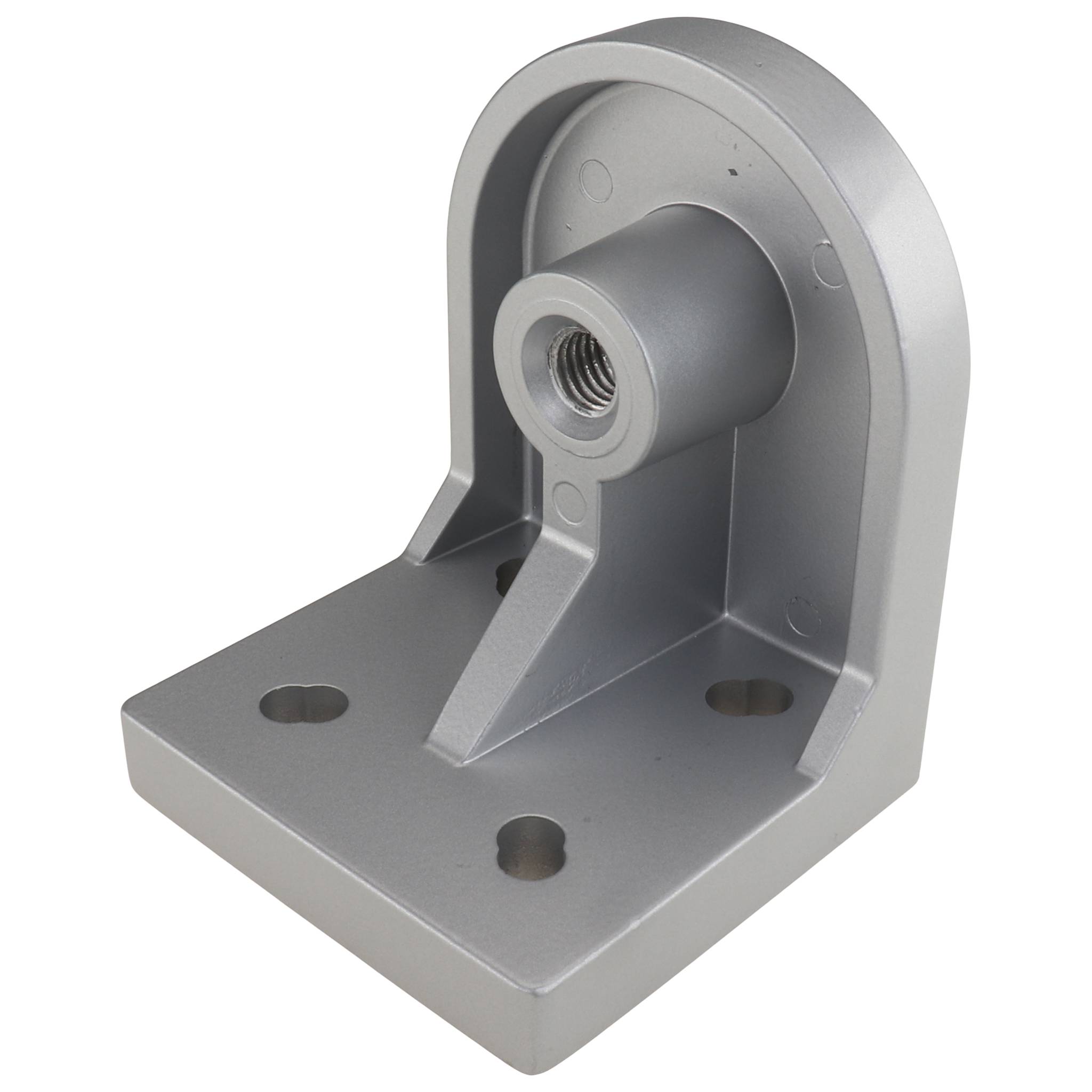 Winkel, 100x79.8x79.8, Aluminiumdruckguß, pulverbeschichtet, alufarbig