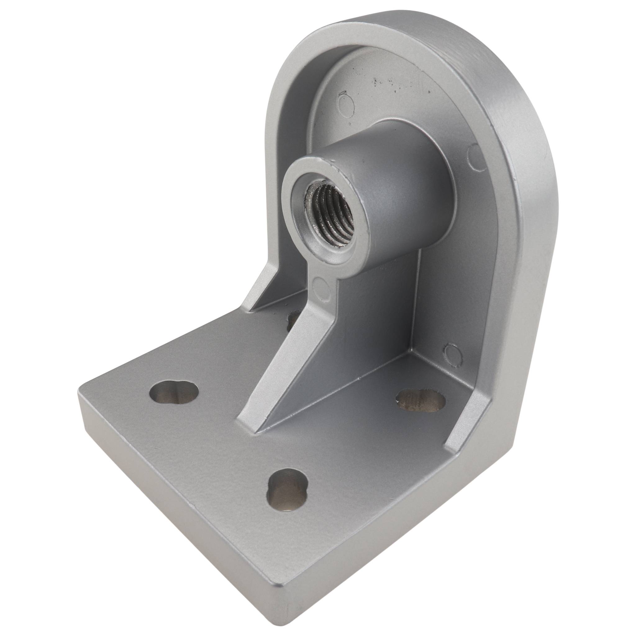 Winkel, 100x79.8x79.8, Aluminiumdruckguß, pulverbeschichtet, alufarbig