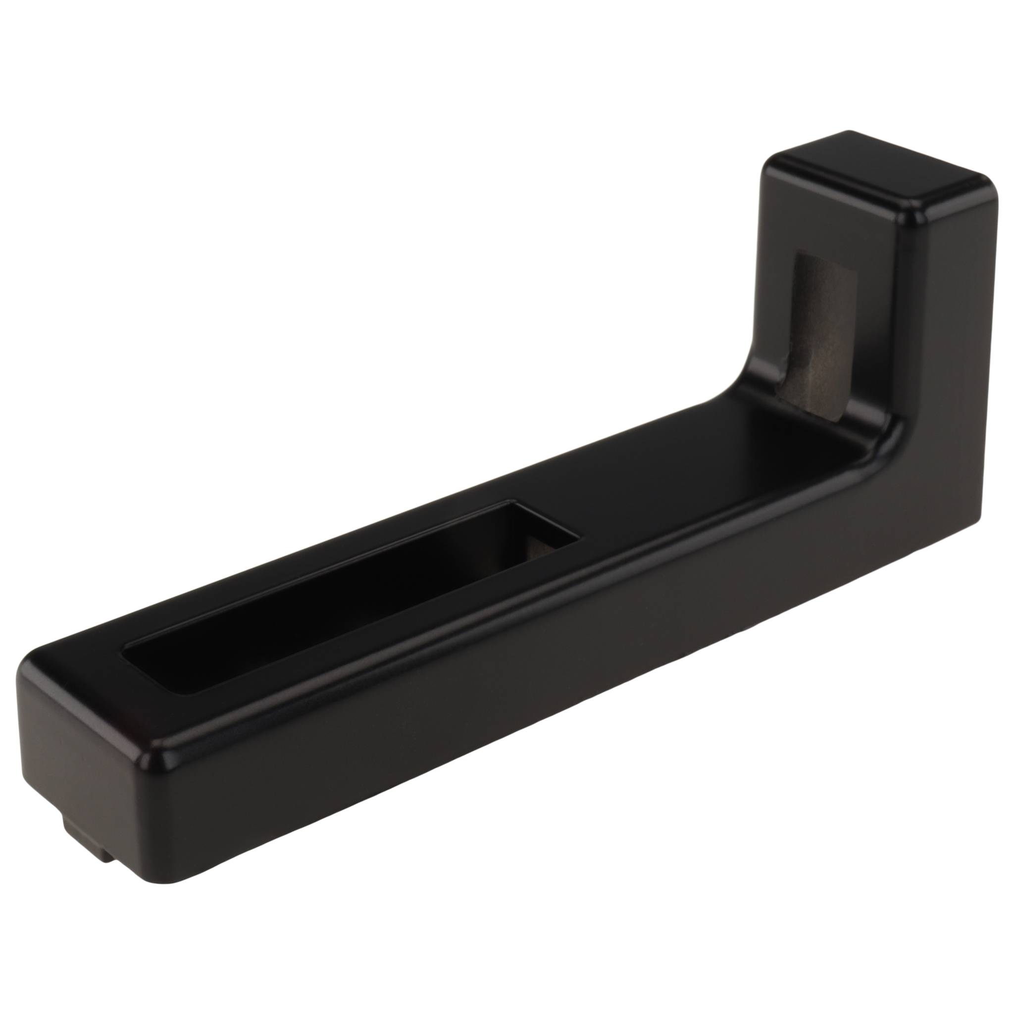 Winkel, Bodenwinkel, 120x15x45, Zink-Druckguß, pulverbeschichtet, schwarz