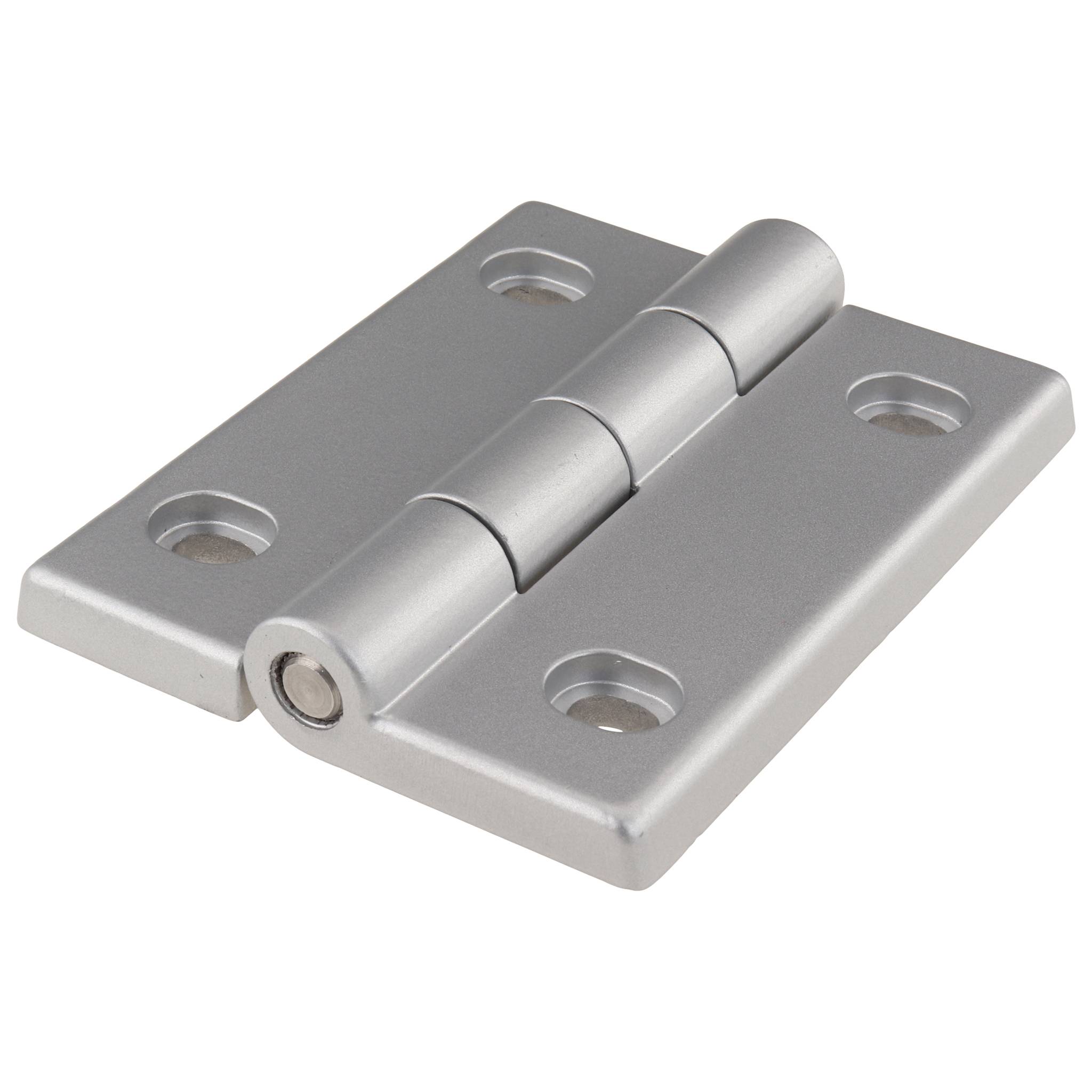 Scharnier, 69x78x16, Aluminiumdruckguß, lackiert, alufarbig