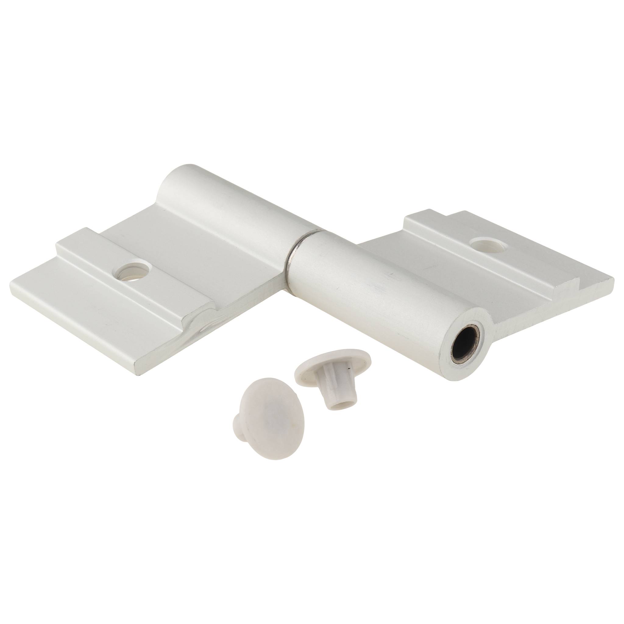 Scharnier, 86x84x19, Aluminium, eloxiert, alufarbig