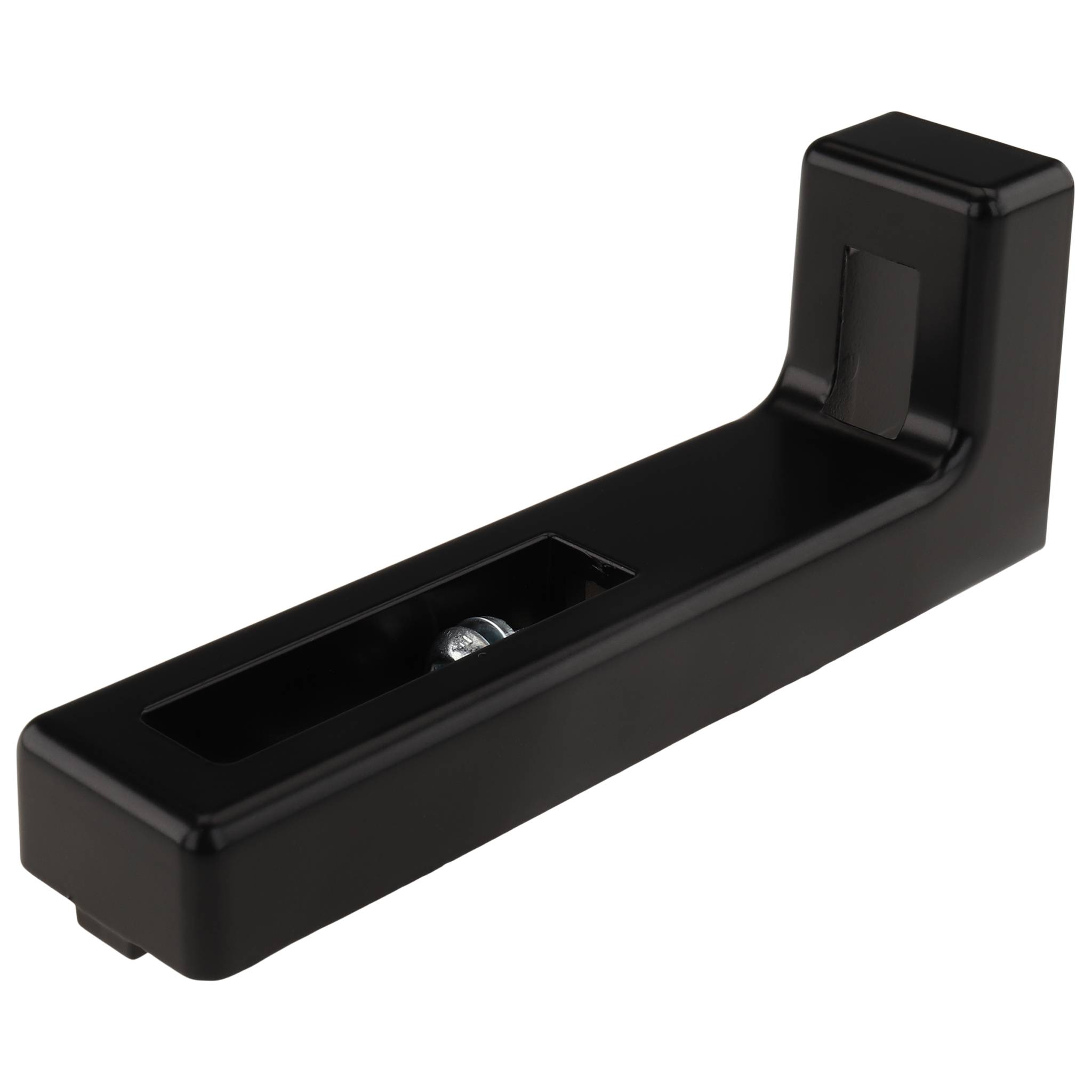 Winkel, Bodenwinkel, 120x15x45, Zink-Druckguß, pulverbeschichtet, schwarz