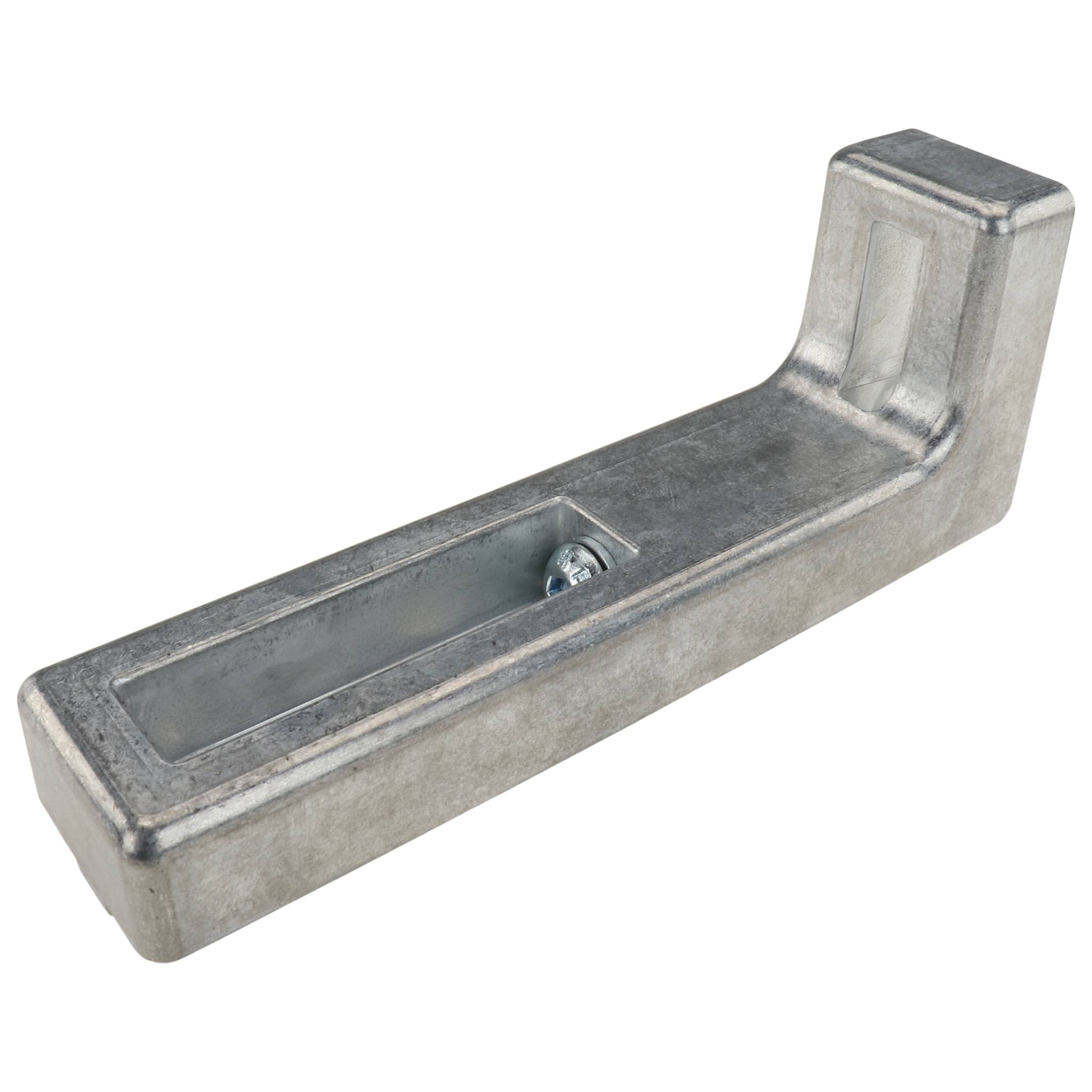 Winkel, Bodenwinkel, 160x60x20, Zink-Druckguß, blank