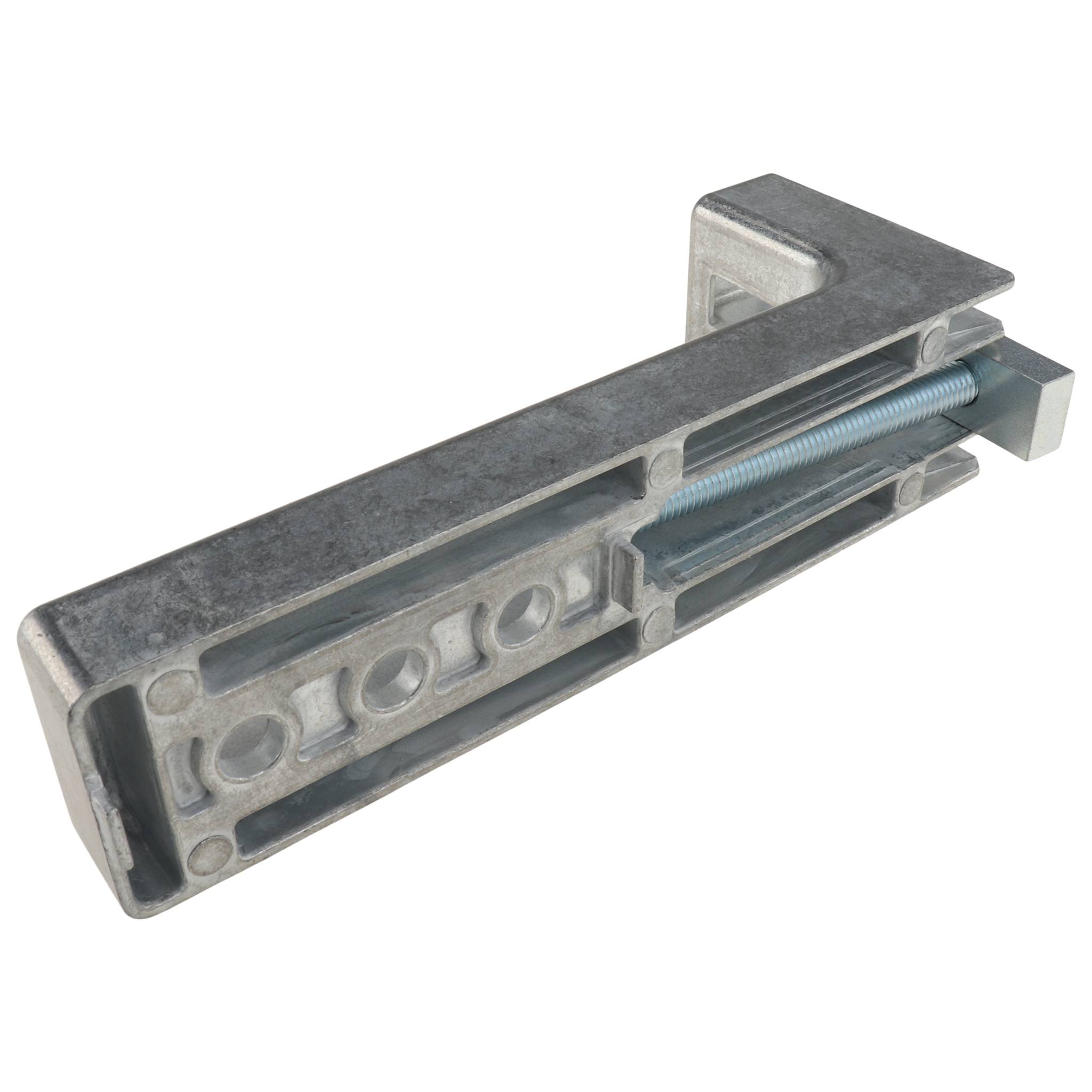 Winkel, Bodenwinkel, 160x60x20, Zink-Druckguß, blank