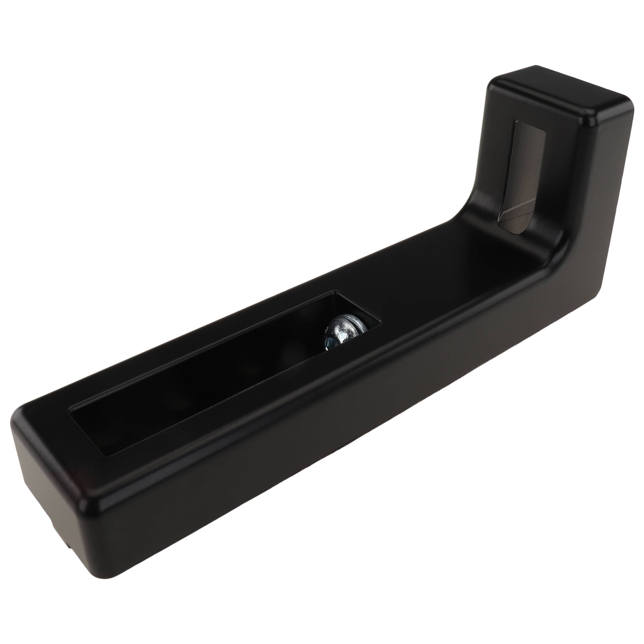 Winkel, Bodenwinkel, 160x60x20, Zink-Druckguß, pulverbeschichtet, schwarz