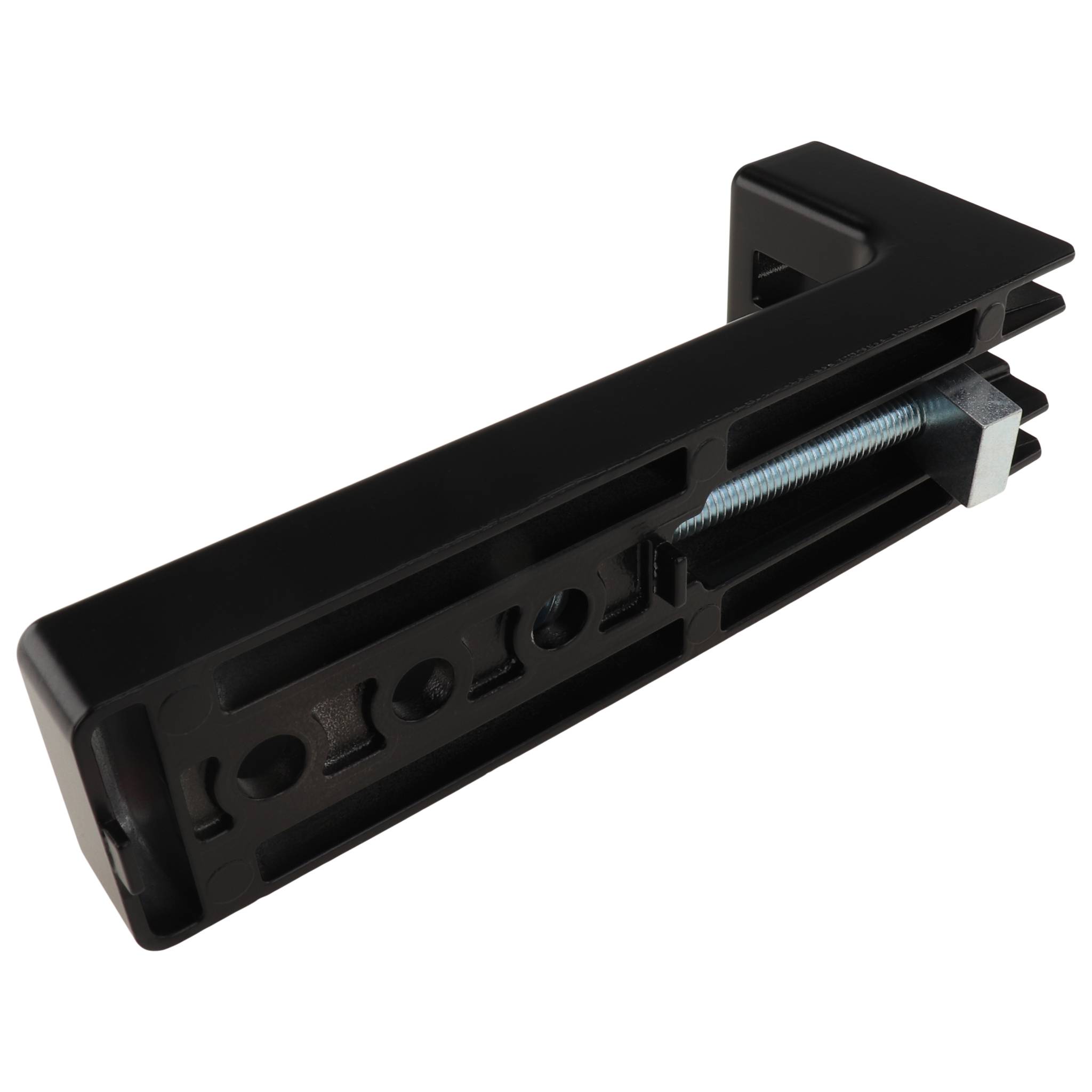 Winkel, Bodenwinkel, 160x60x20, Zink-Druckguß, pulverbeschichtet, schwarz