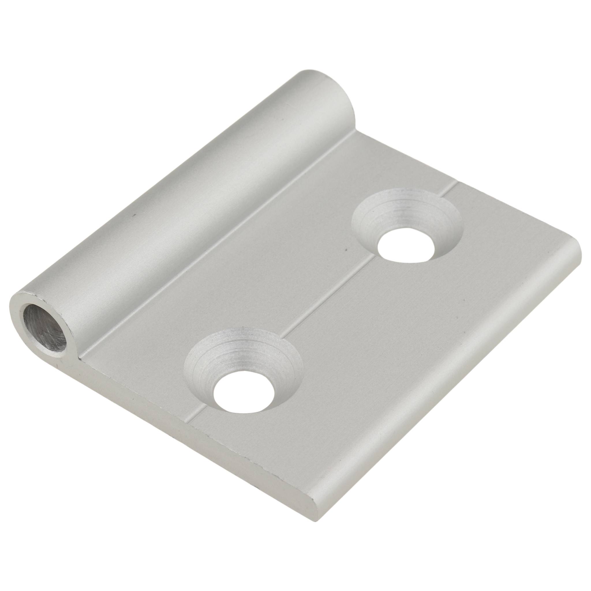 Scharnierflügel, 43x50x10, Aluminium, eloxiert, alufarbig