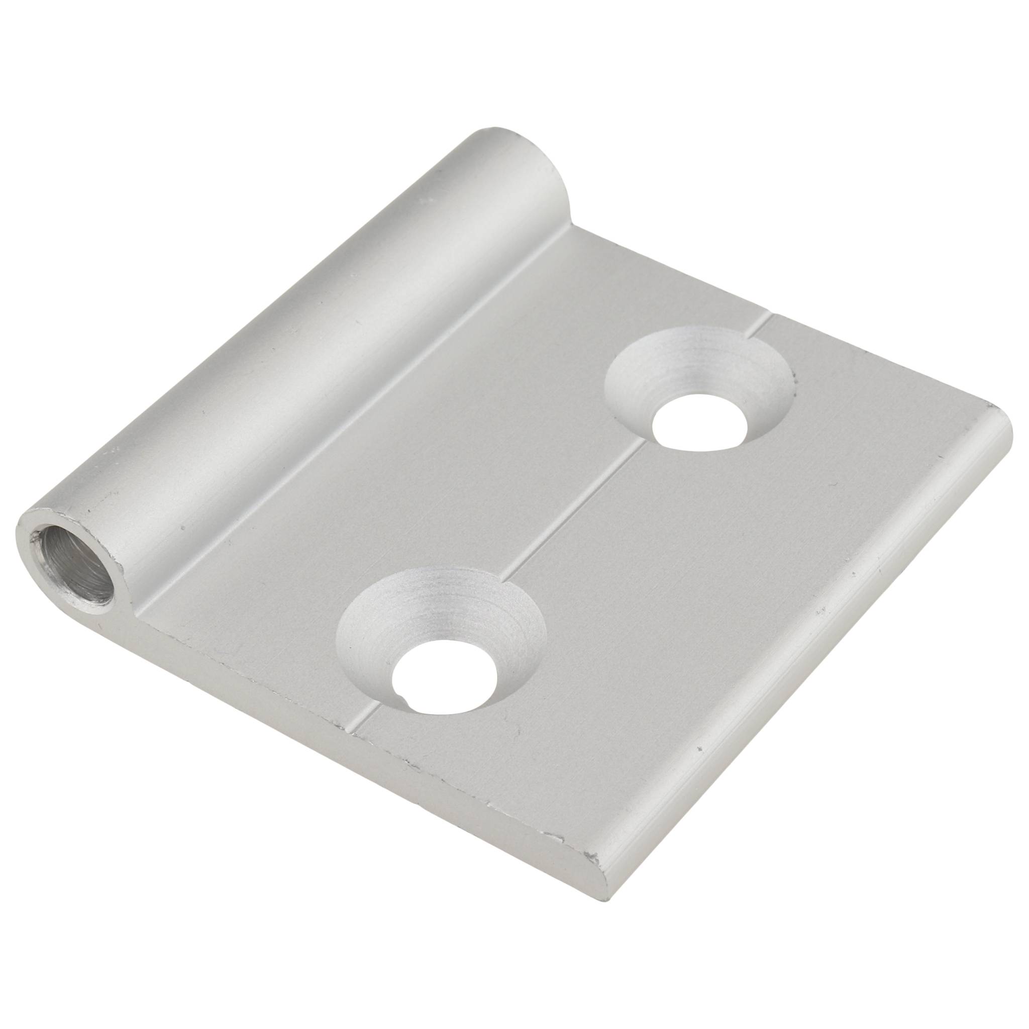 Scharnierflügel, 48x50x10, Aluminium, eloxiert, alufarbig