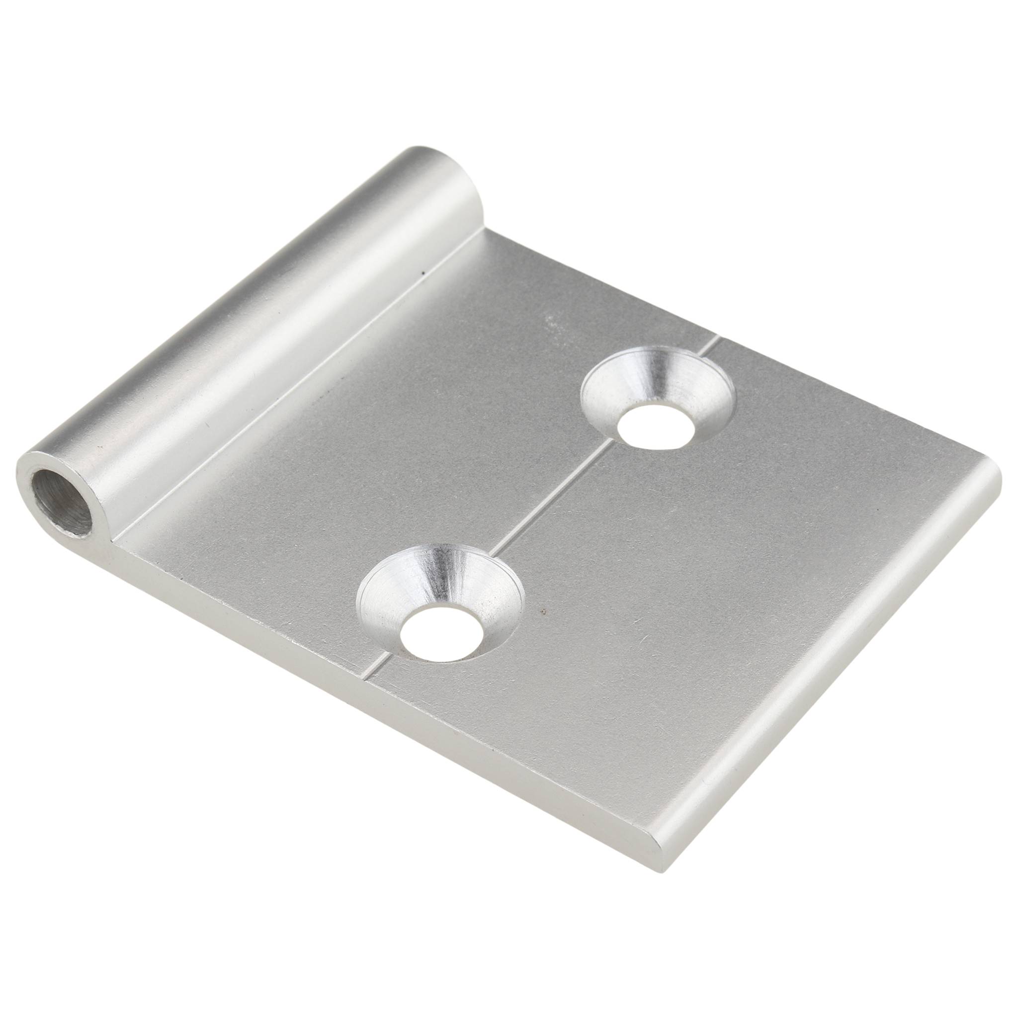 Scharnierflügel, 63x50x10, Aluminium, eloxiert, alufarbig