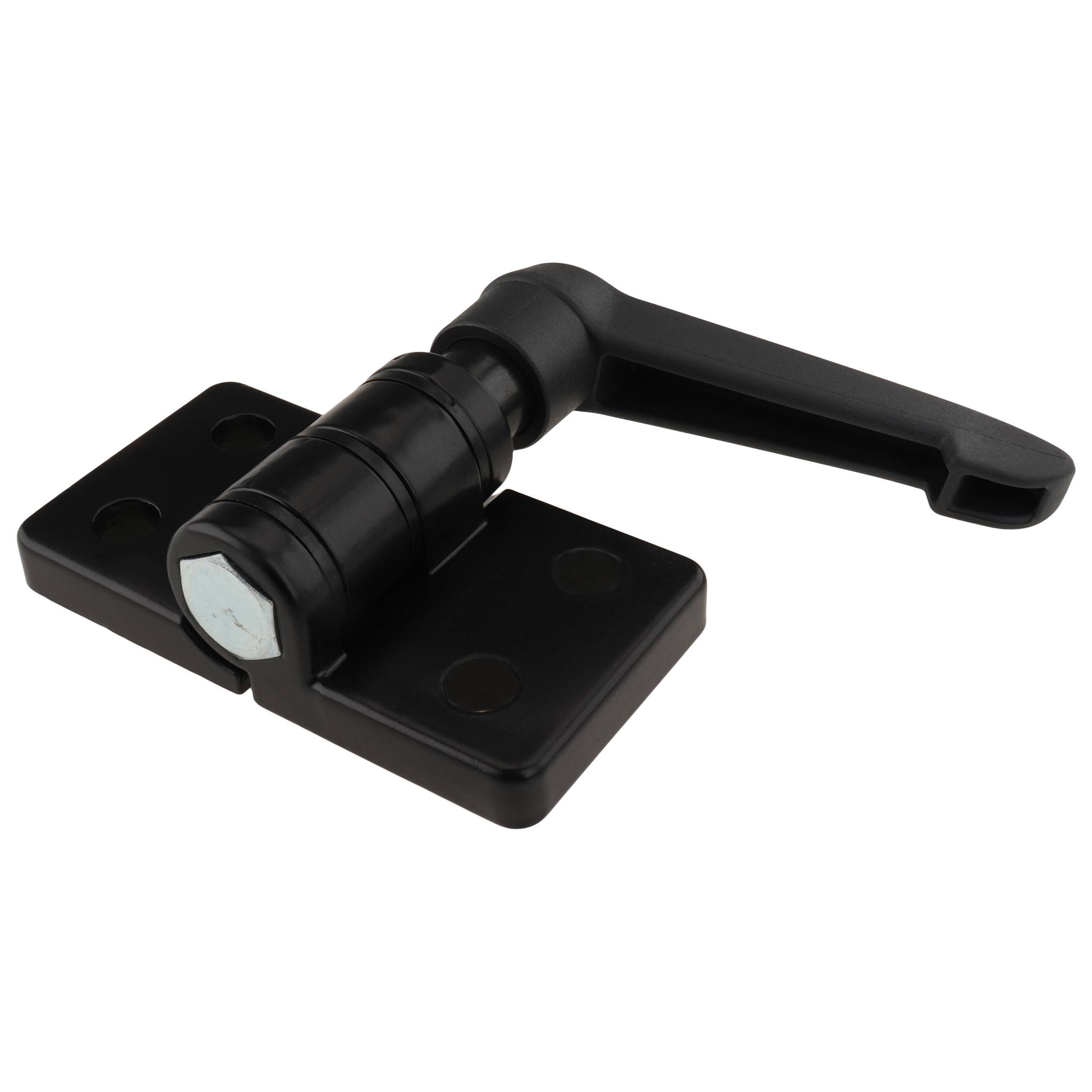 Scharnier, 74x40x24, Zink-Druckguß, pulverbeschichtet, schwarz