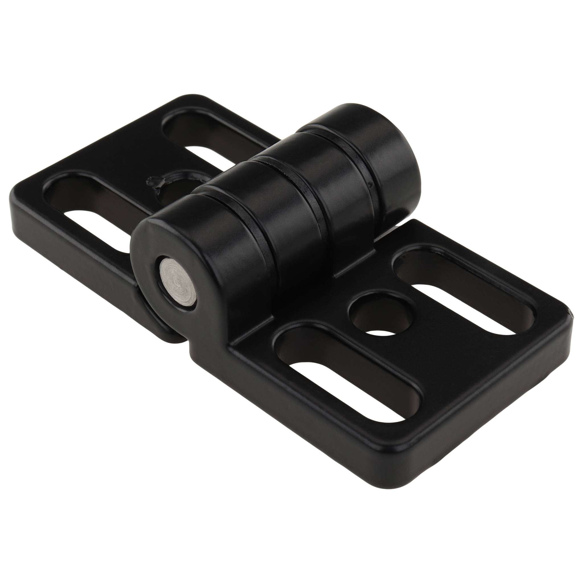 Scharnier, 60x30x16,5, Zink-Druckguß, pulverbeschichtet, schwarz