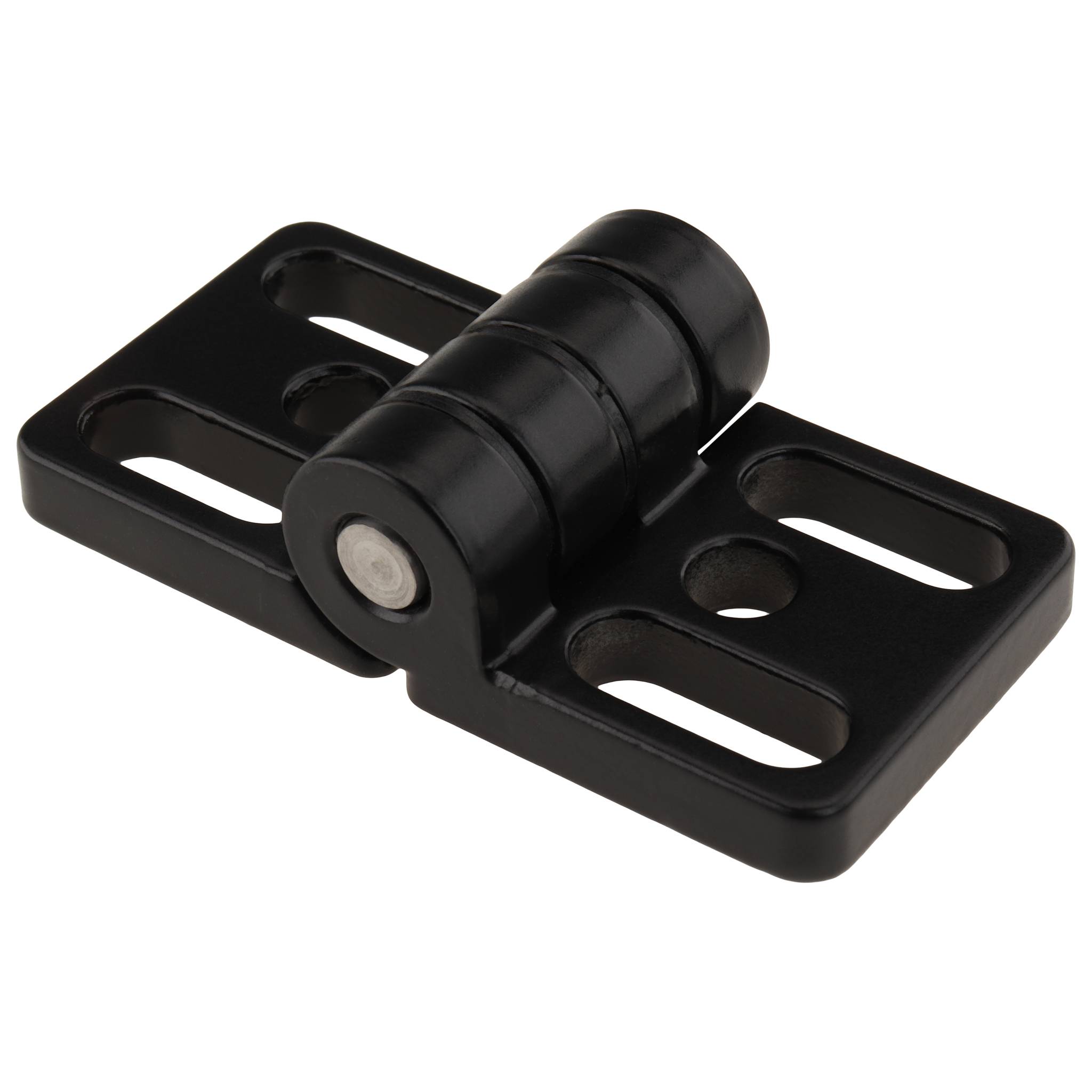 Scharnier, 60x30x16,5, Zink-Druckguß, pulverbeschichtet, schwarz