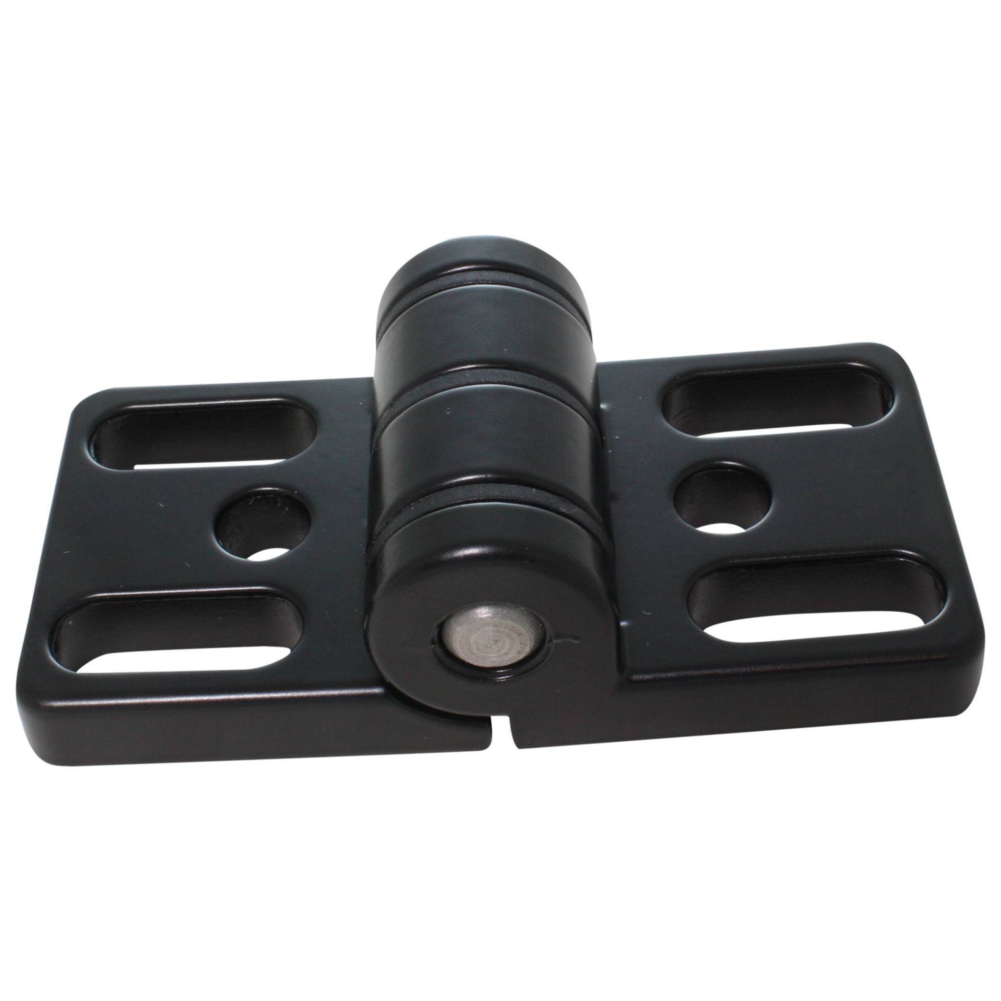 Scharnier, 80x40x24, Zink-Druckguß, pulverbeschichtet, schwarz