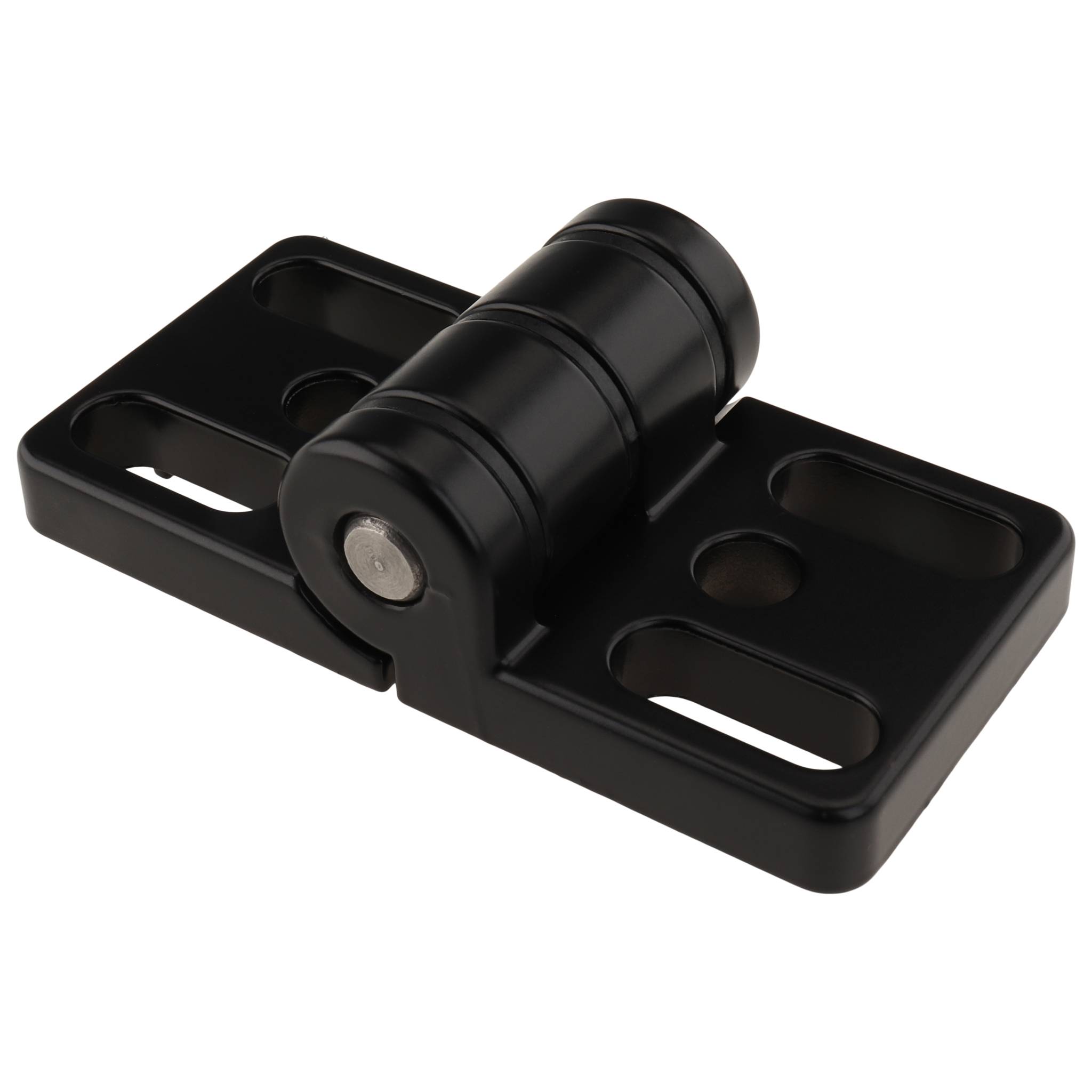 Scharnier, 80x40x24, Zink-Druckguß, pulverbeschichtet, schwarz