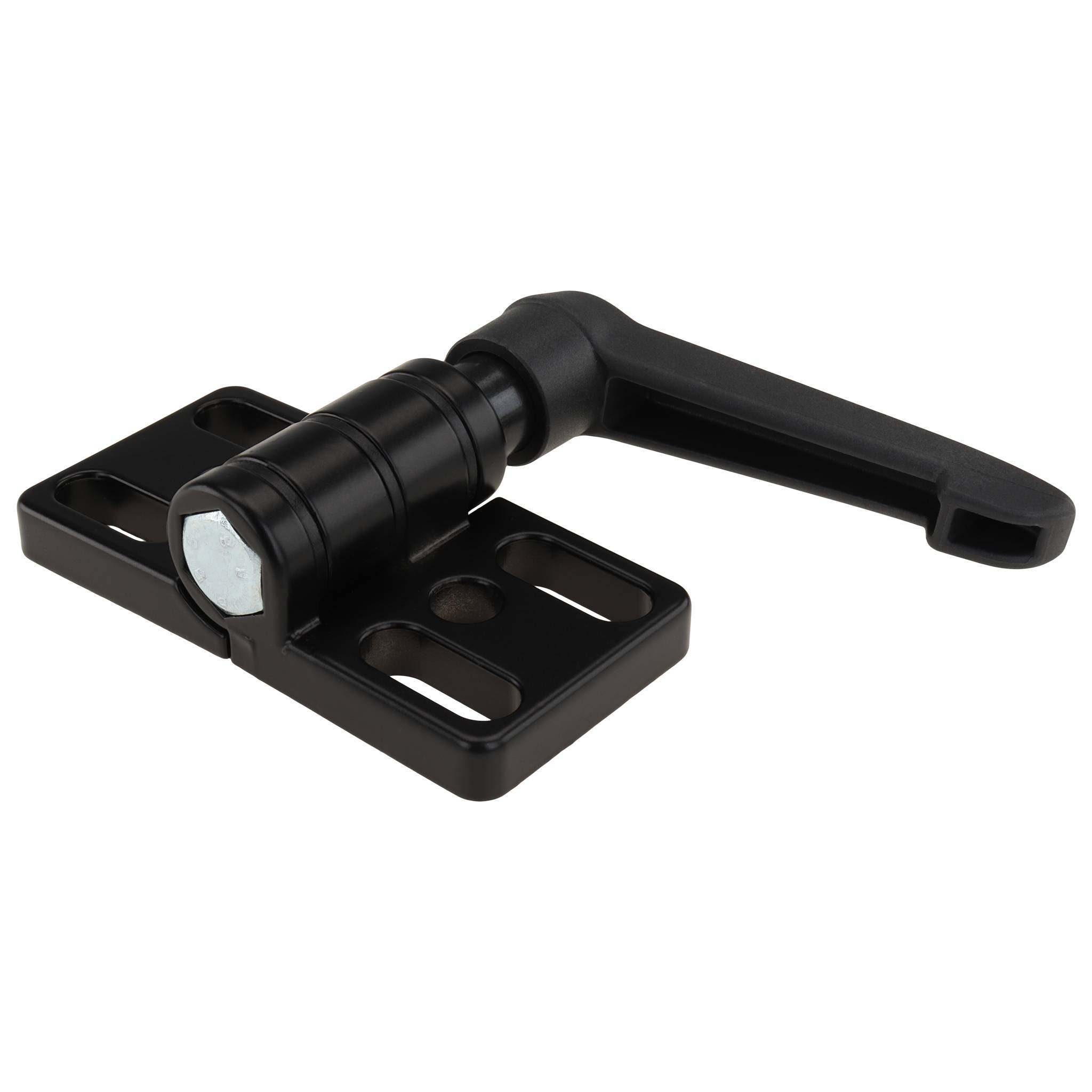 Scharnier, 80x40x24, Zink-Druckguß, pulverbeschichtet, schwarz